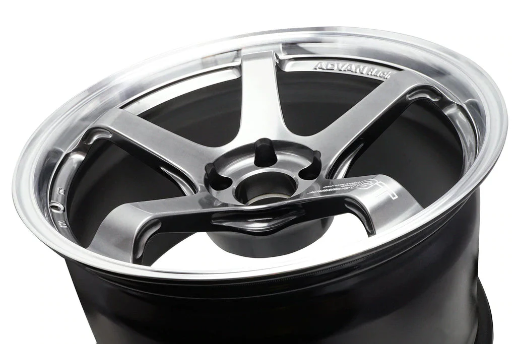 Advan Racing GT Beyond - 18x9.5 / +45 / 5x100 - Machining & Hyper Platinum Black *Set of 4* - Image 3