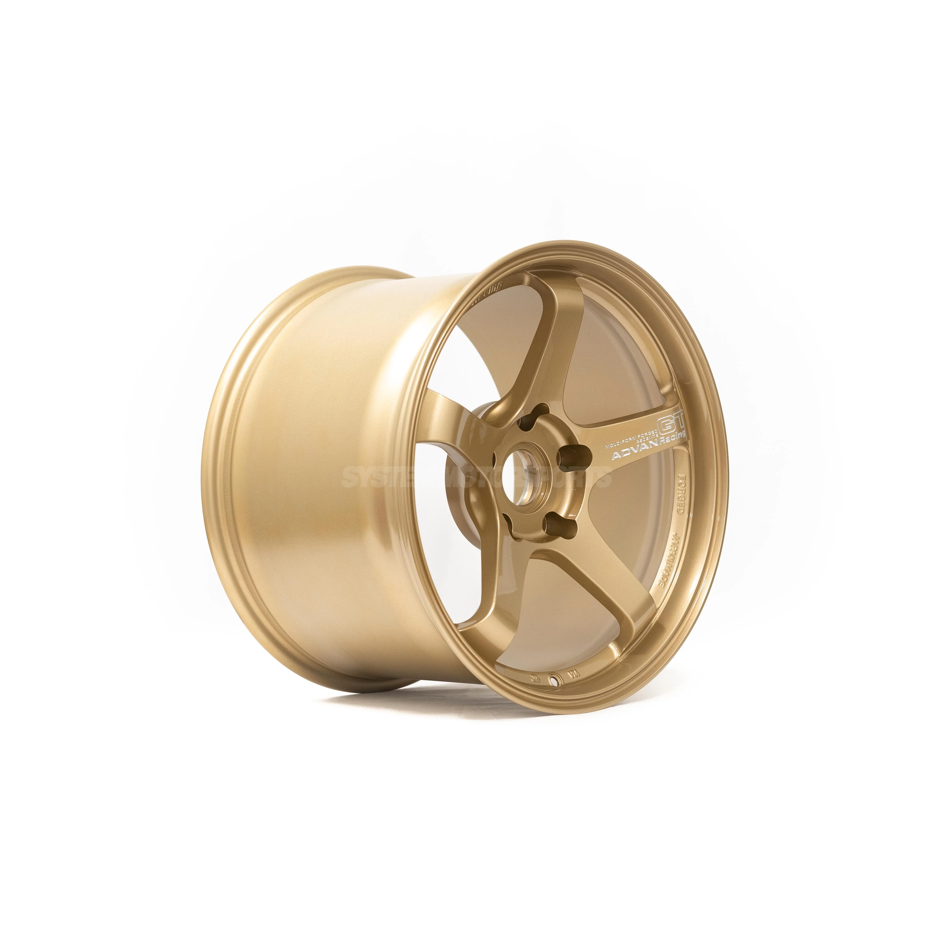 Advan Racing GT for Porsche - 19x9 / 19x12 / Centerlock - Racing Gold Metallic *Set of 4* - Image 5