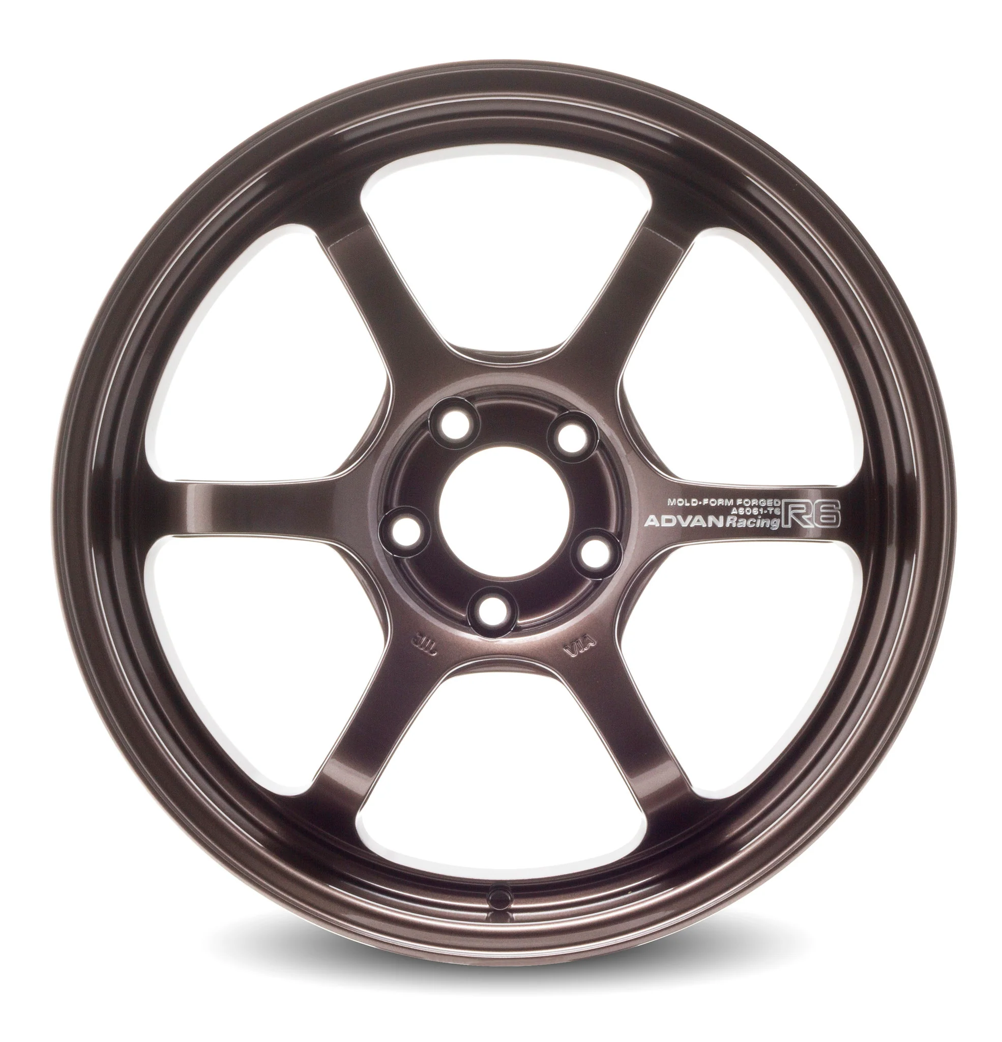 Advan Racing R6 - 18x9.5 / +38 / 5x114.3 - Racing Copper Bronze *Set of 4* - Image 2