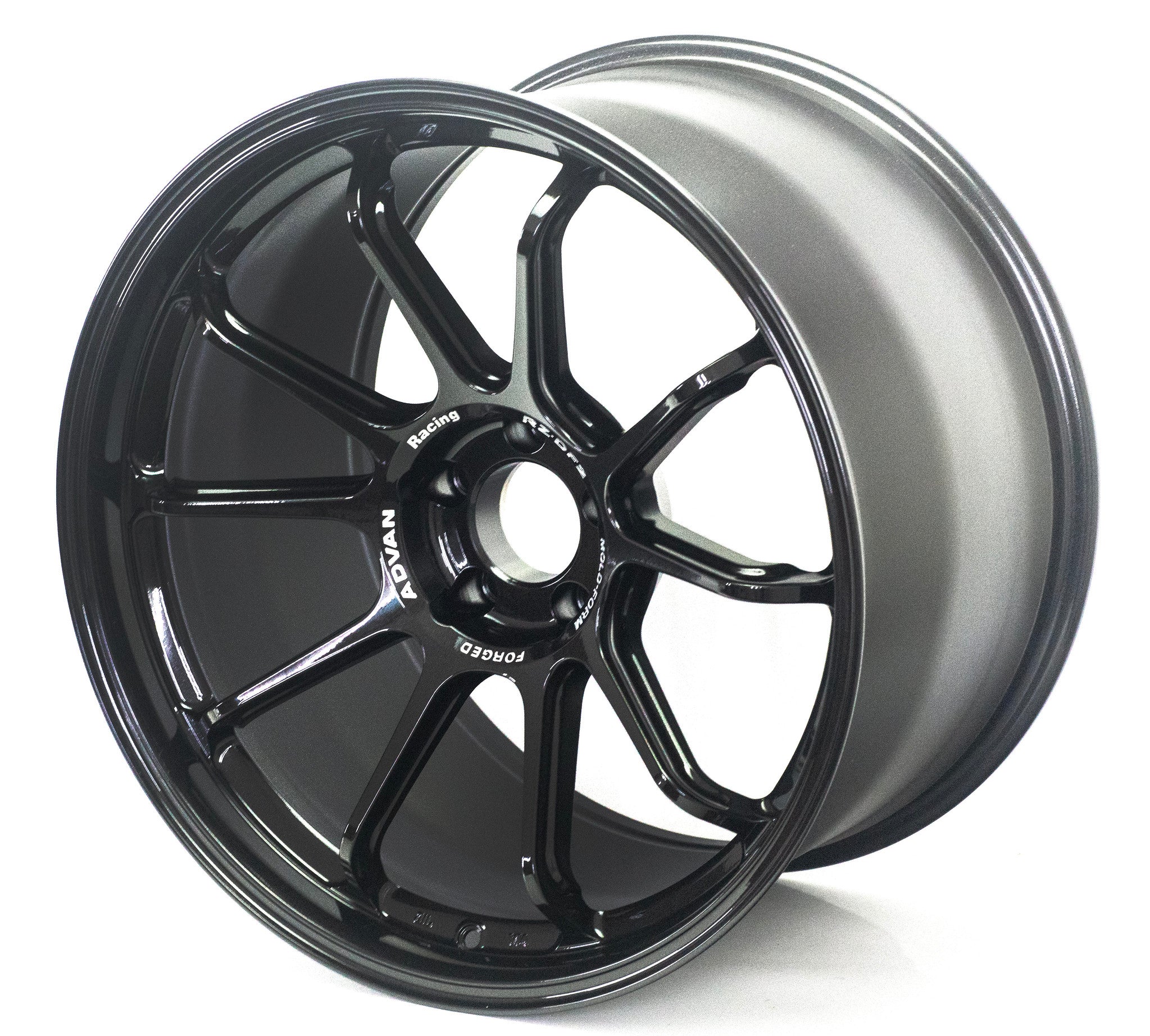 Advan RZ-DF2 - 19x9.5 +22 / 19x10.5 +34 / 5x120 - Racing Titanium Black (F80 M3 / F82 M4 / F87 M2 Fitment) *Set of 4* - Image 3