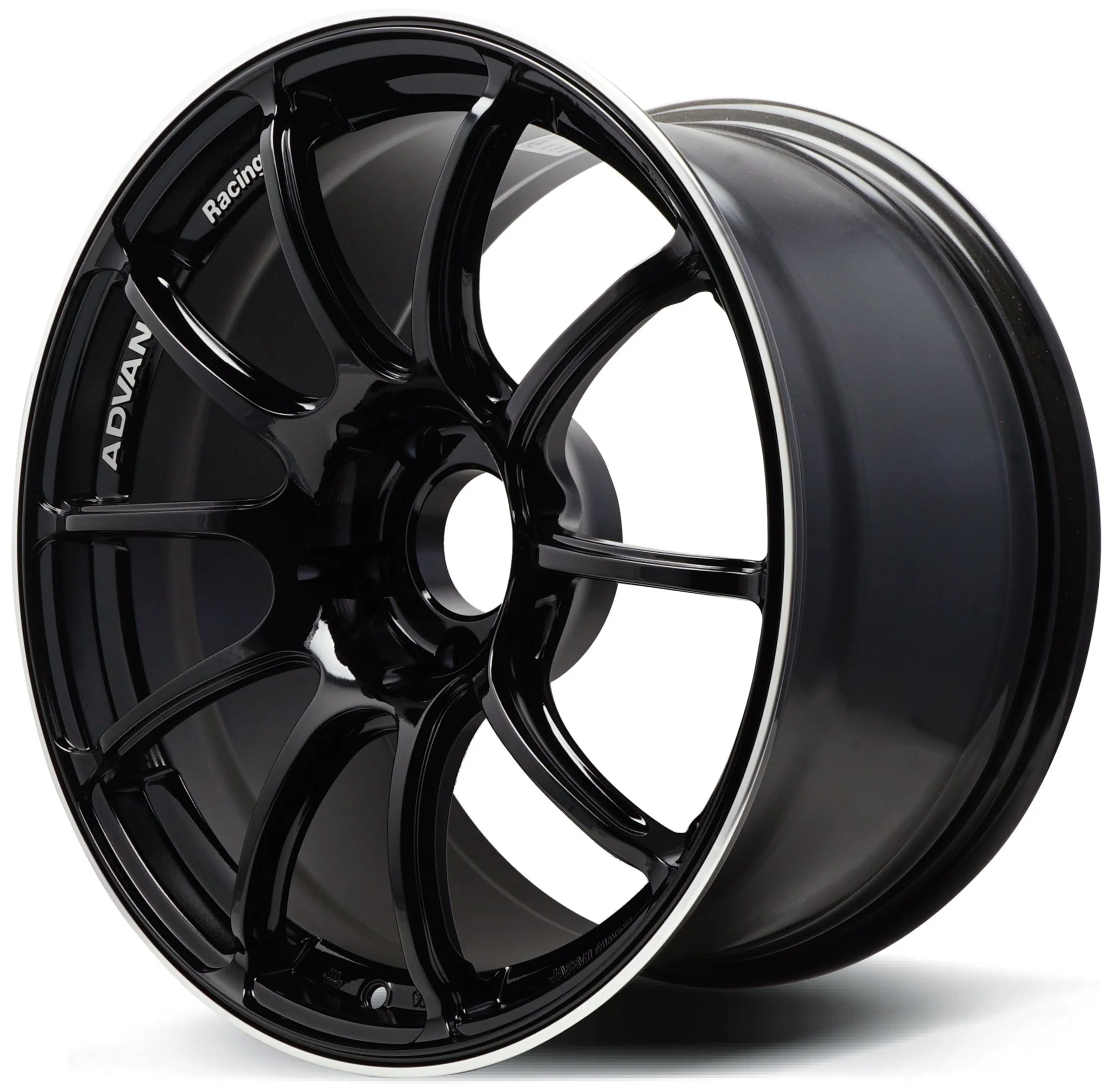 Advan RZII - 17x9 +45 5x114.3 - Racing Gloss Black & Ring *Set of 4*