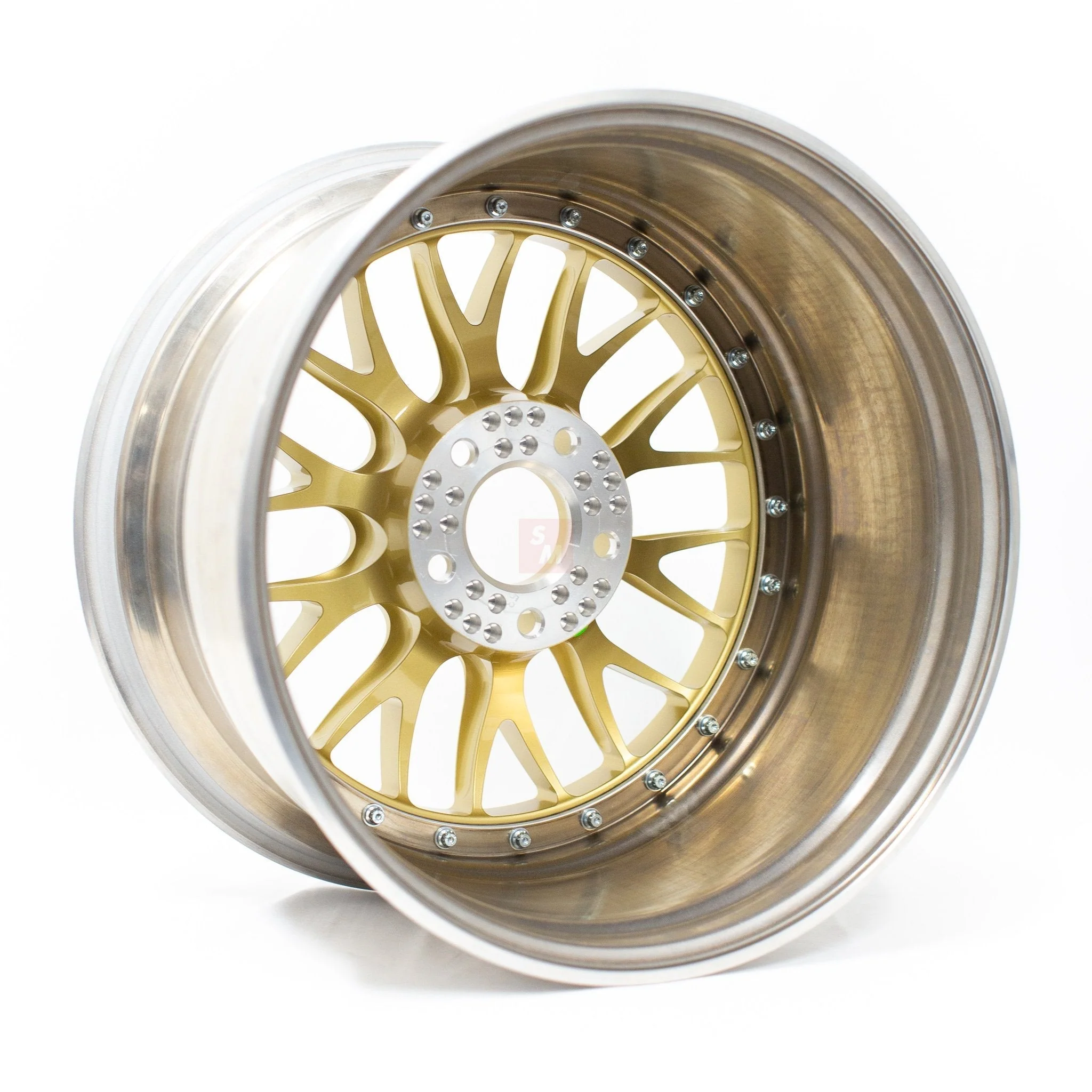 BBS E88 - 18x9.5 +19 / 18x11 +24 / 5x120 (Race Pocket Center) - Gold (E90 M3 / E92 M3 / E93 M3 Fitment) *Set of 4* - Image 6