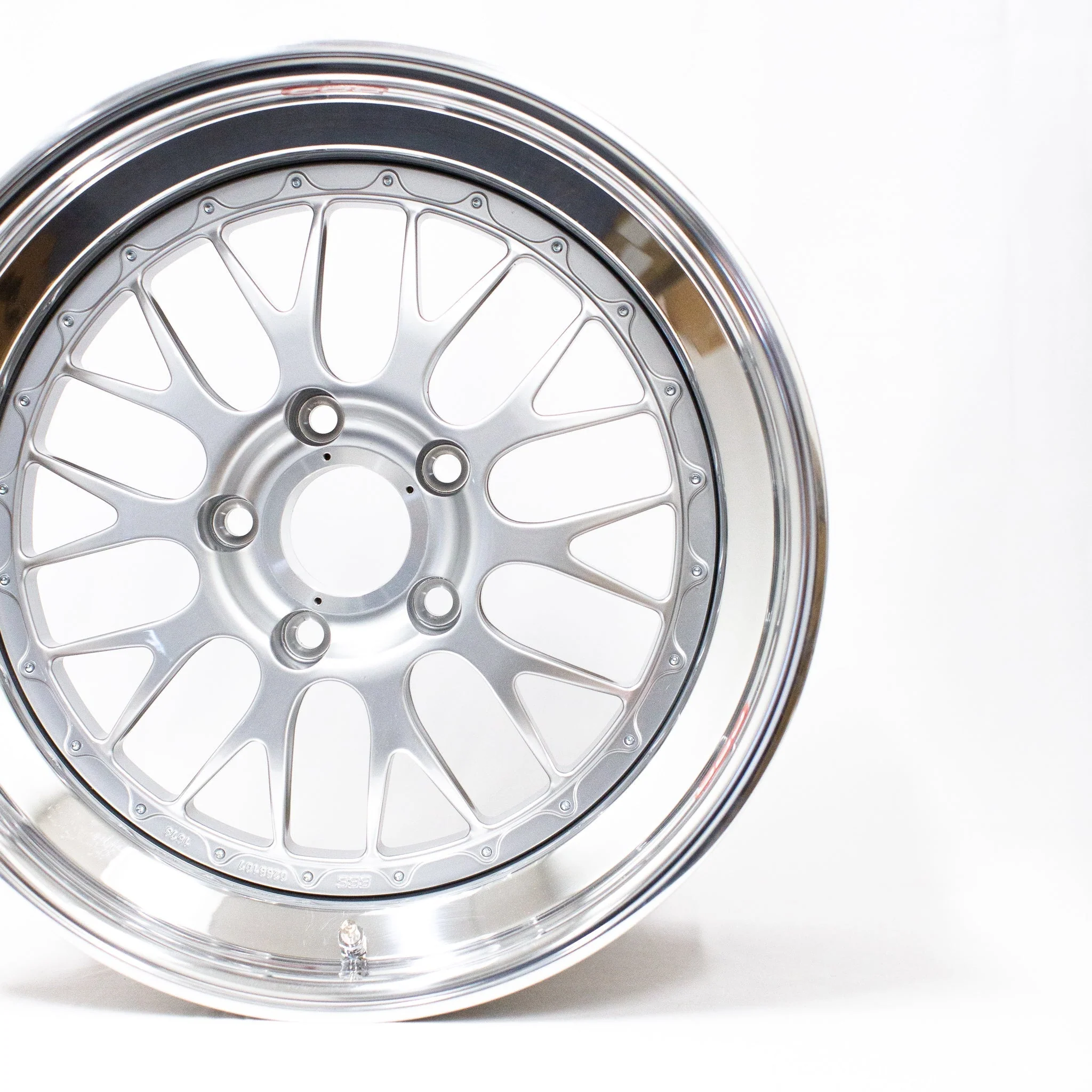 BBS E88 - Porsche 997.1 GT3/NB Fitment (5-lug) - 19x9 / 19x12 / 5x130 - Silver - Image 37