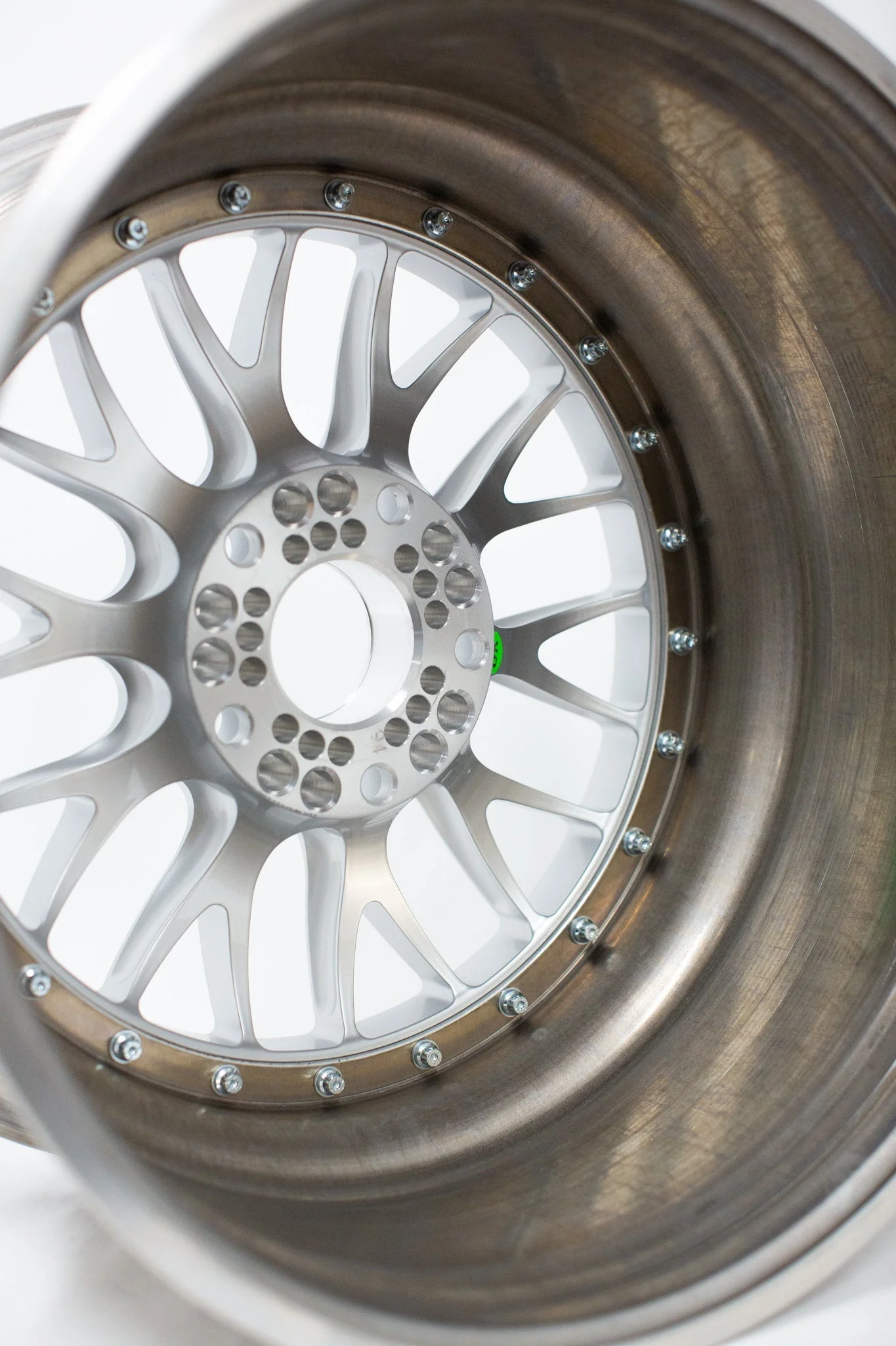 BBS E88 - Porsche 997.1 GT3/NB Fitment (5-lug) - 19x9 / 19x12 / 5x130 - Silver - Image 45
