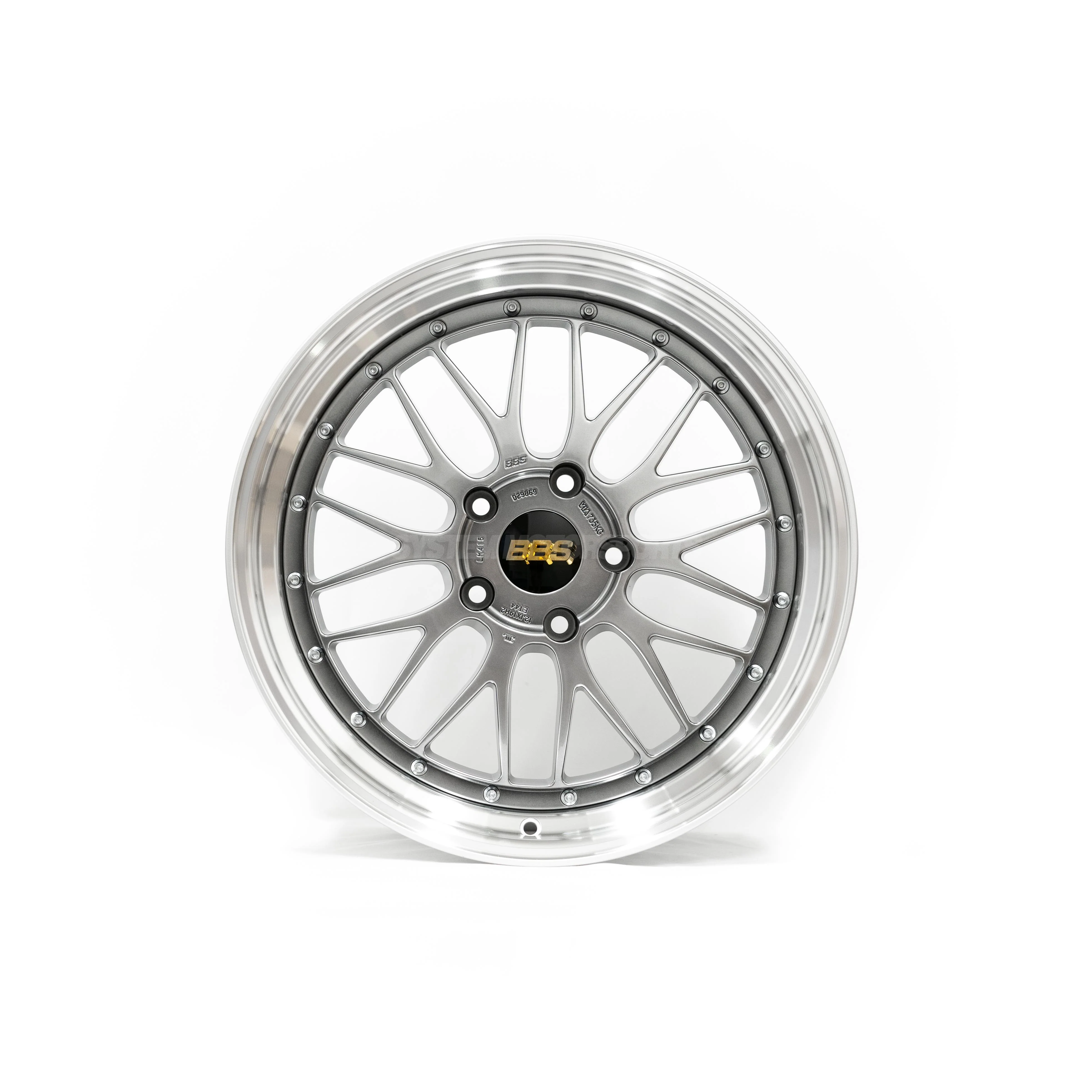 BBS LM - 17x8 / +40 / 5x120 - Diamond Black w/ Diamond Cut Rim (E36 M3 Fitment) *Set of 4* - Image 3