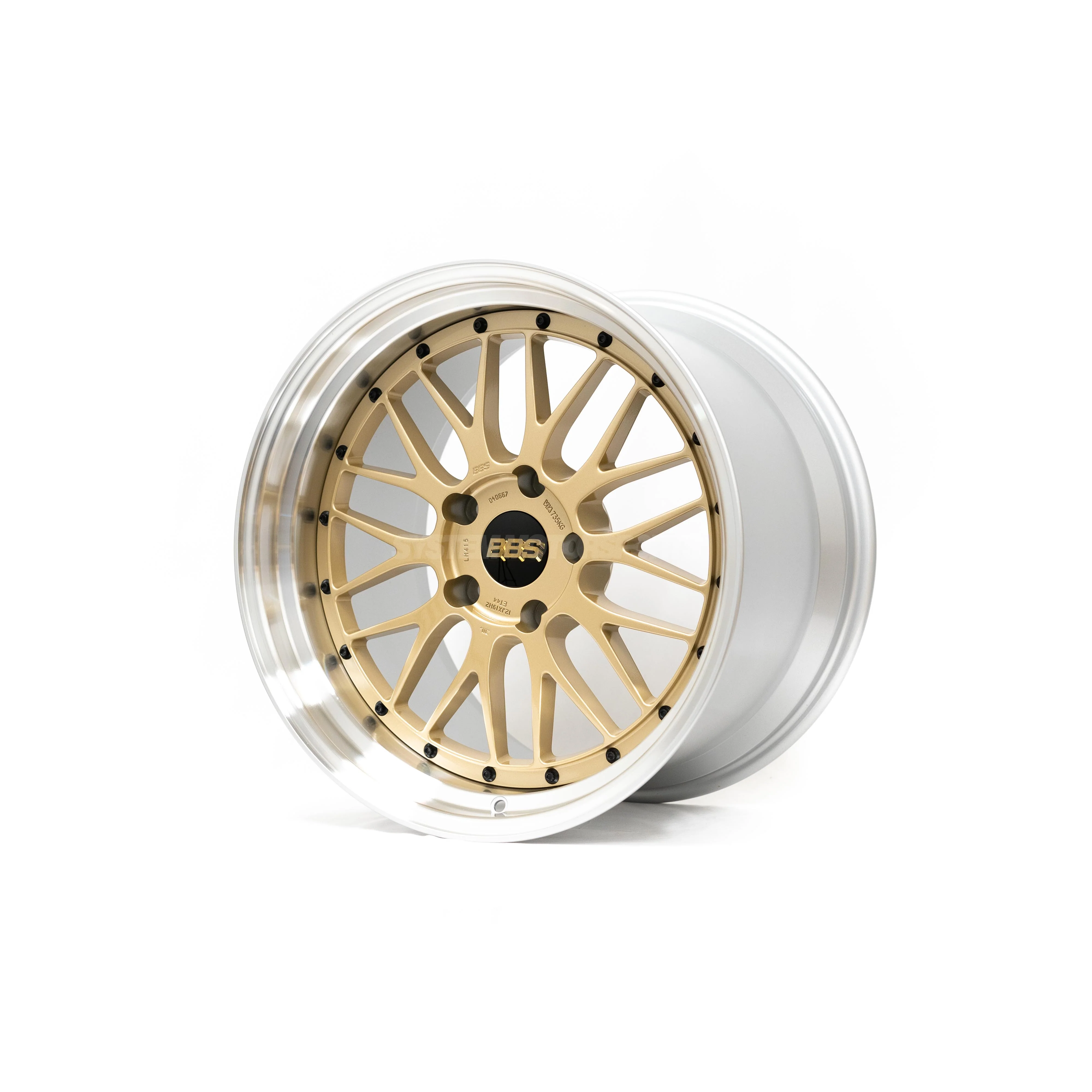 BBS LM - 18x10 / +20 / 5x114.3 - Gold w/ Diamond Cut Rim *Set of 4* - Image 3