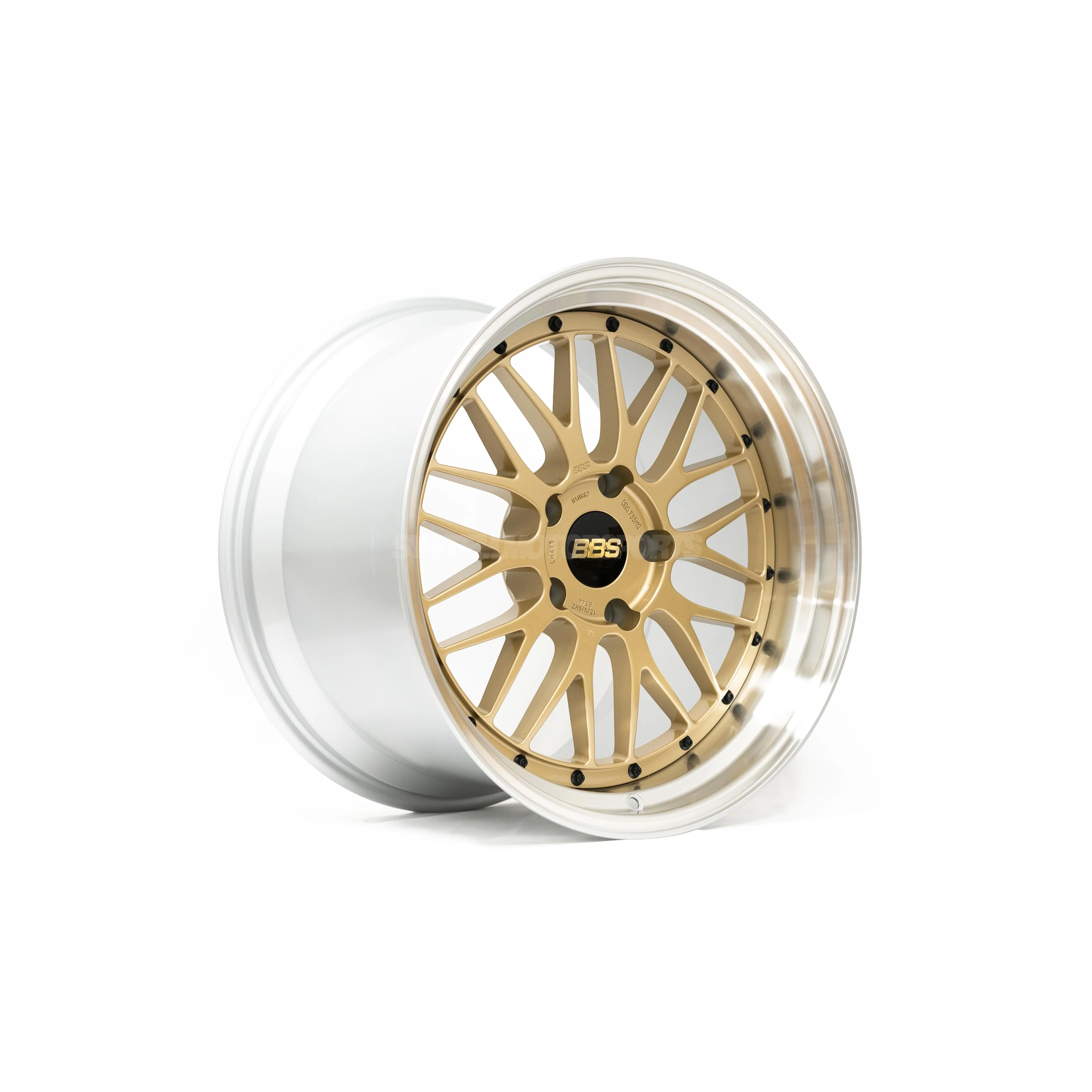 BBS LM - 18x10 / +20 / 5x114.3 - Gold w/ Diamond Cut Rim *Set of 4* - Image 4
