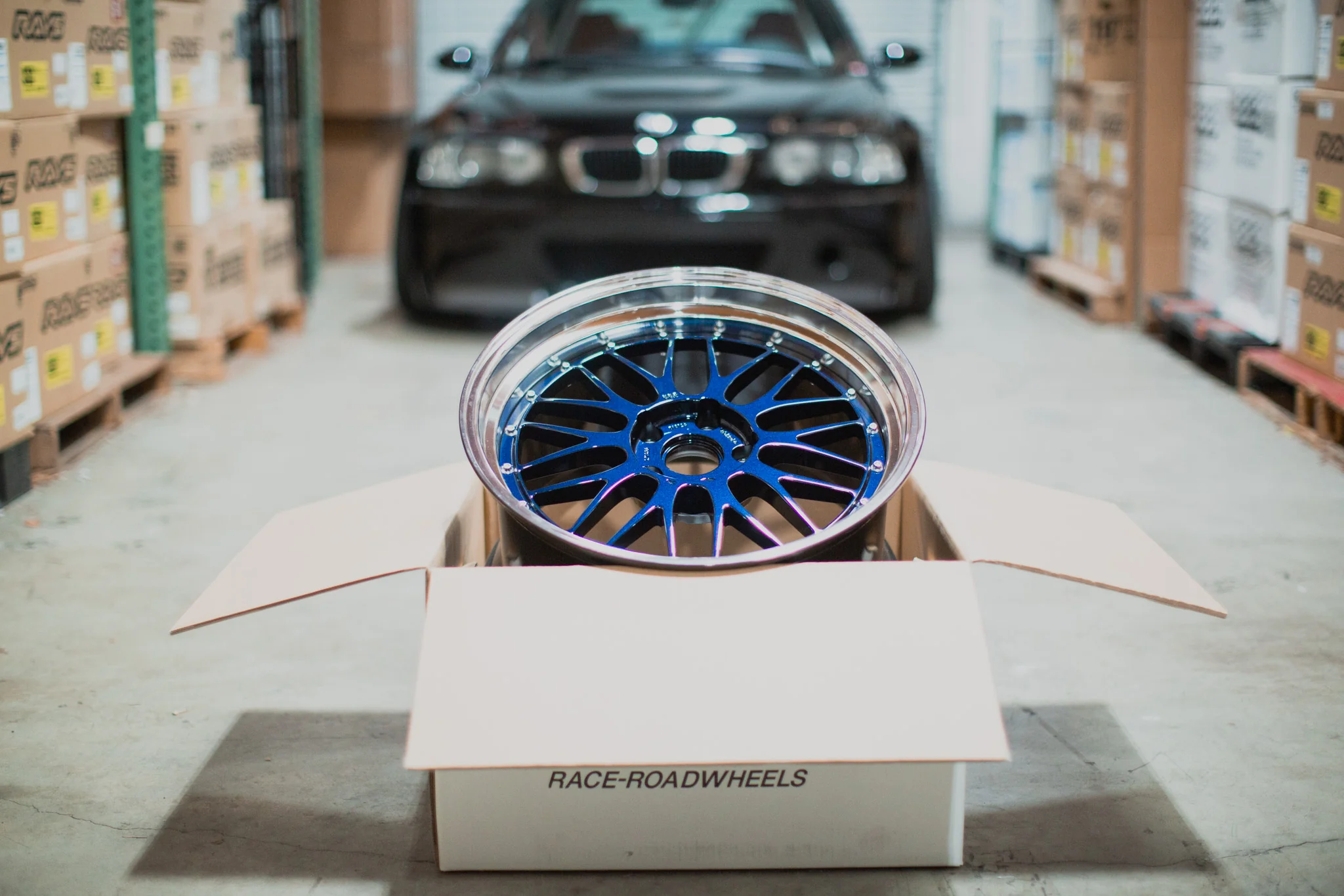BBS LM - 19x9.5 +22 / 19x11 +37 / 5x120 - Navy Blue Pearl w/ Black Bright Diamond Cut Rim (F80 M3 / F82 M4 / F87 M2 Fitment) *Set of 4* - Image 2