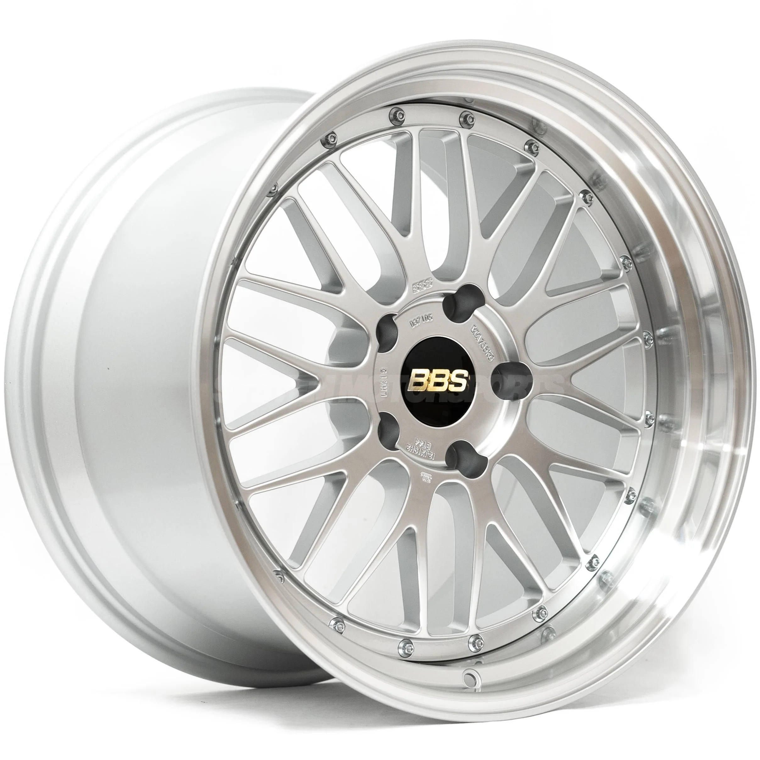 BBS LM - 20x9 +20 / 20x10 +33 / 5x120 - Diamond Silver w/ Diamond Cut Rim (F80 M3 / F82 M4 / F87 M2 Fitment) *Set of 4*