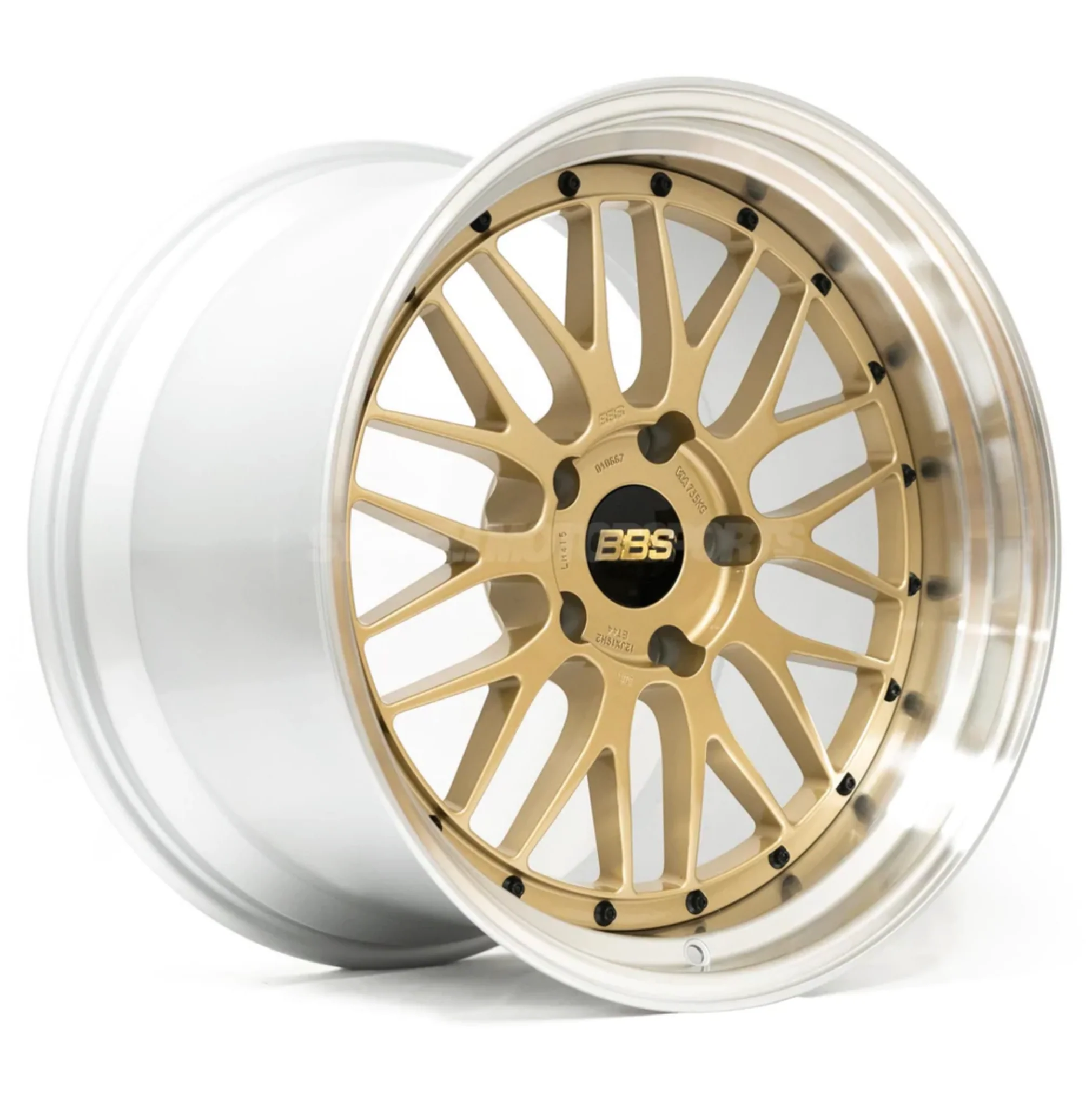 BBS LM - 20x9.5 +40 5x114.3, Gold w/ Diamond Cut Rim (LM238GPK)