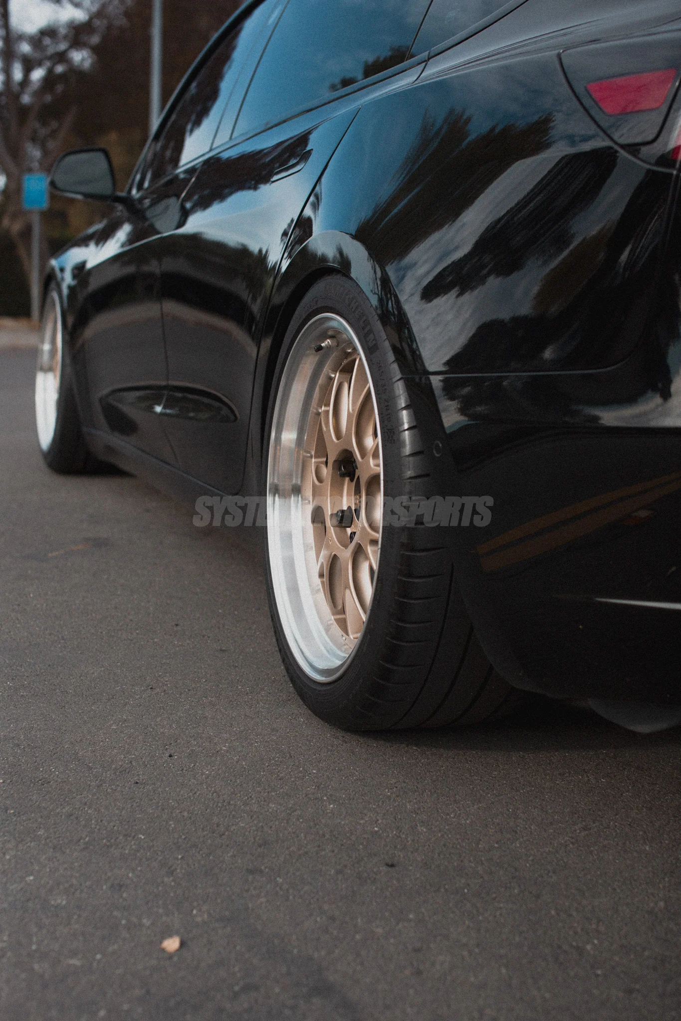 BBS LM-R - 19x9.5 / 5x114.3 - Citrine "White" Gold w/ Bright Cut Lip (Tesla Model 3/Y Fitment) *Set of 4* - Image 9