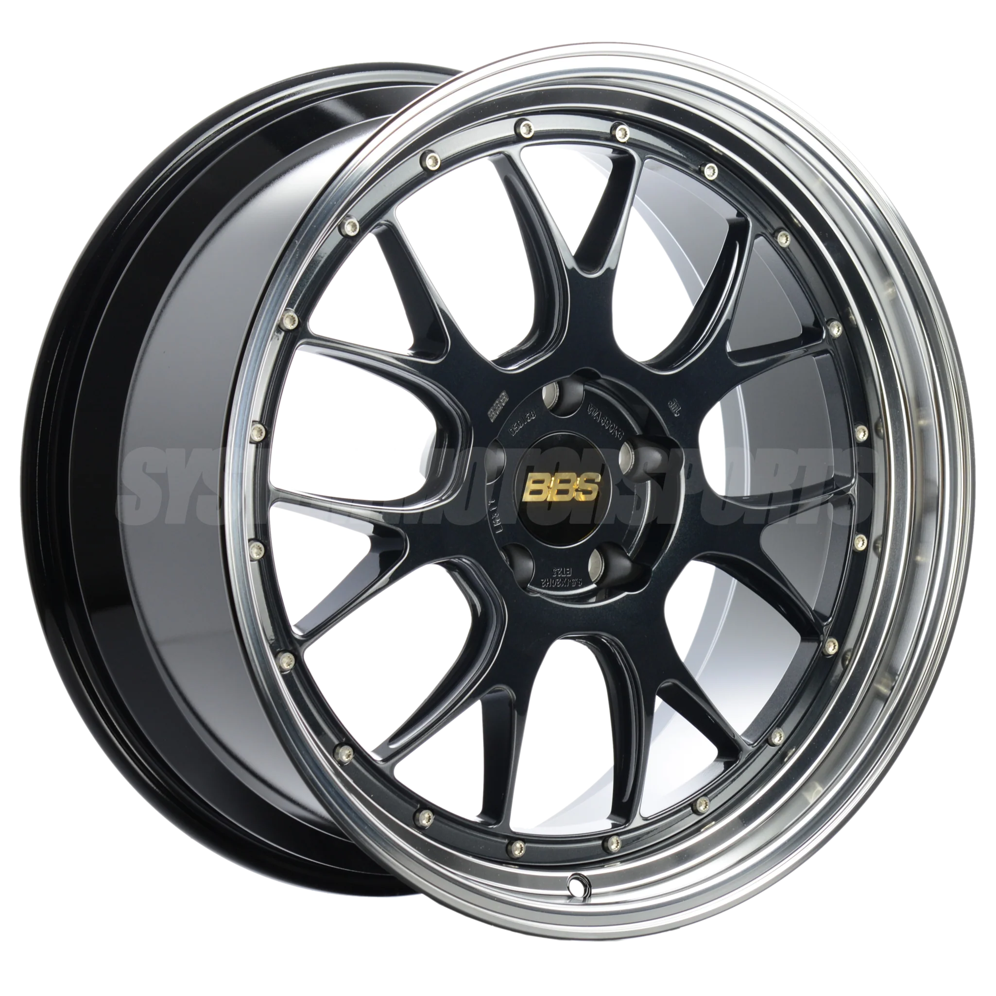 BBS LM-R - 20x9.5 / 20x11 / 5x120 - Black Blue w/ Black Bright Diamond Cut Rim (F80 M3 / F82 M4 / F87 M2 Fitment) *Set of 4*