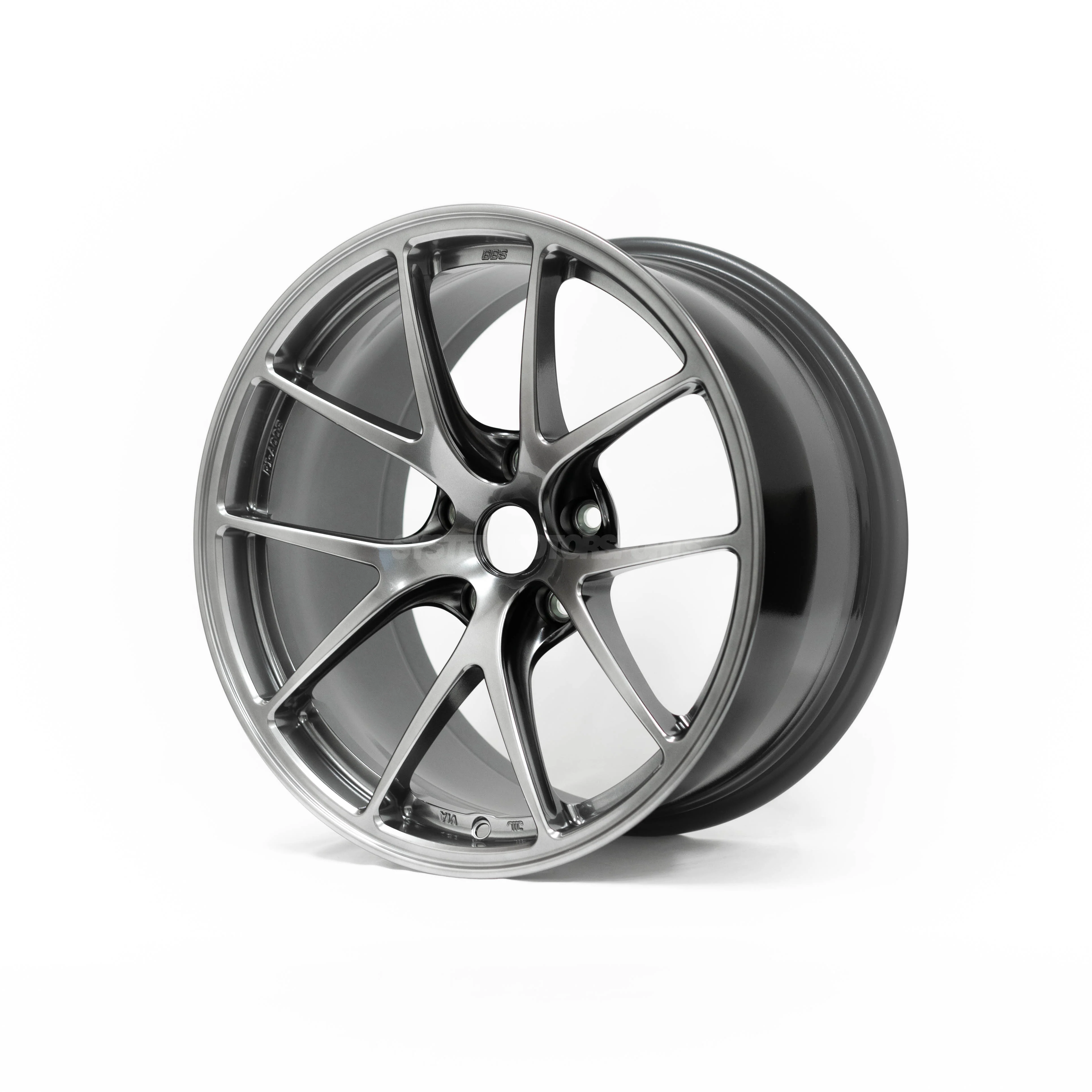 BBS RI-A - 18x9.5 / +22 / 5x114.3 - Diamond Black *Set of 4* - Image 5