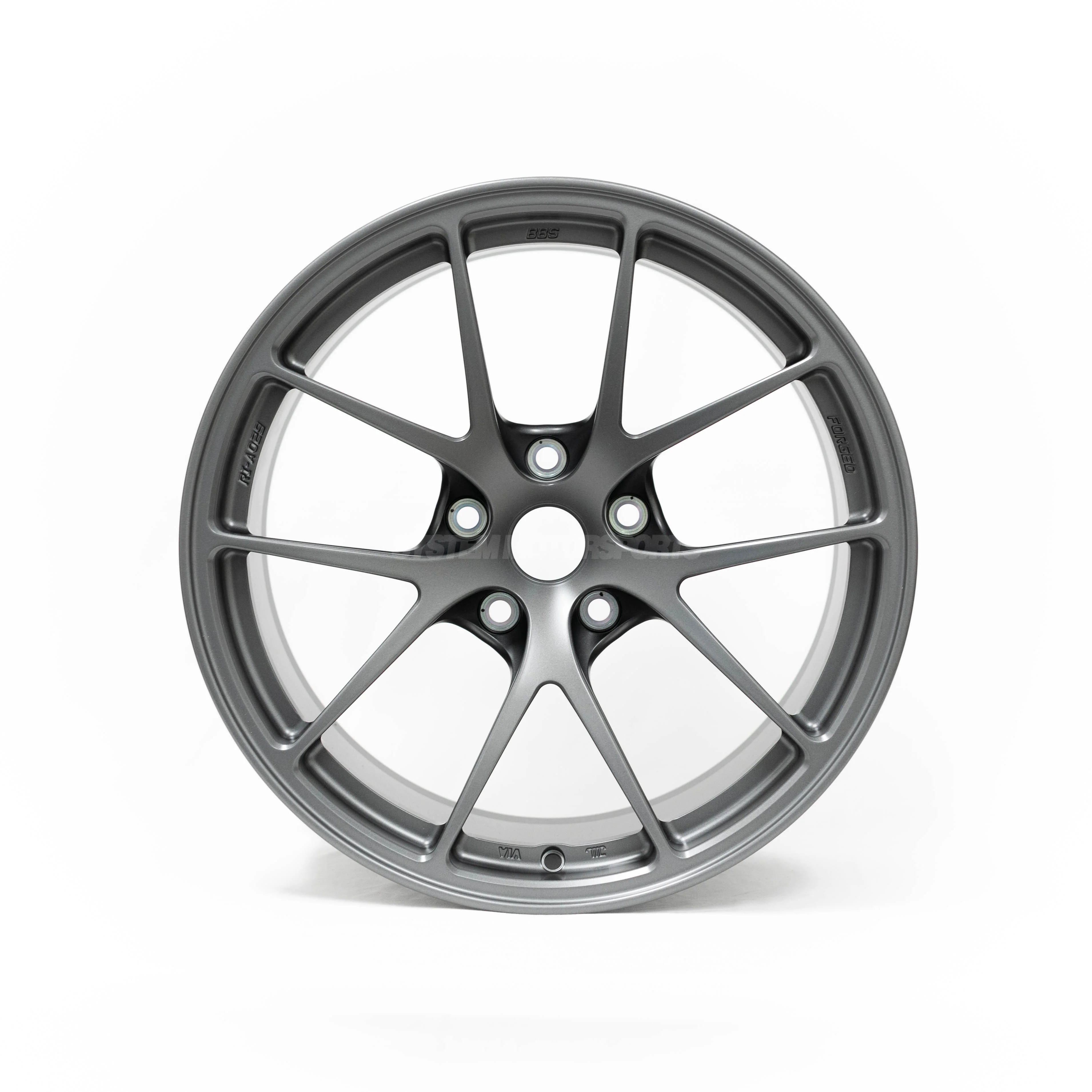 BBS RI-A - 18x9.5 / +22 / 5x114.3 - Matte Graphite *Set of 4* - Image 2