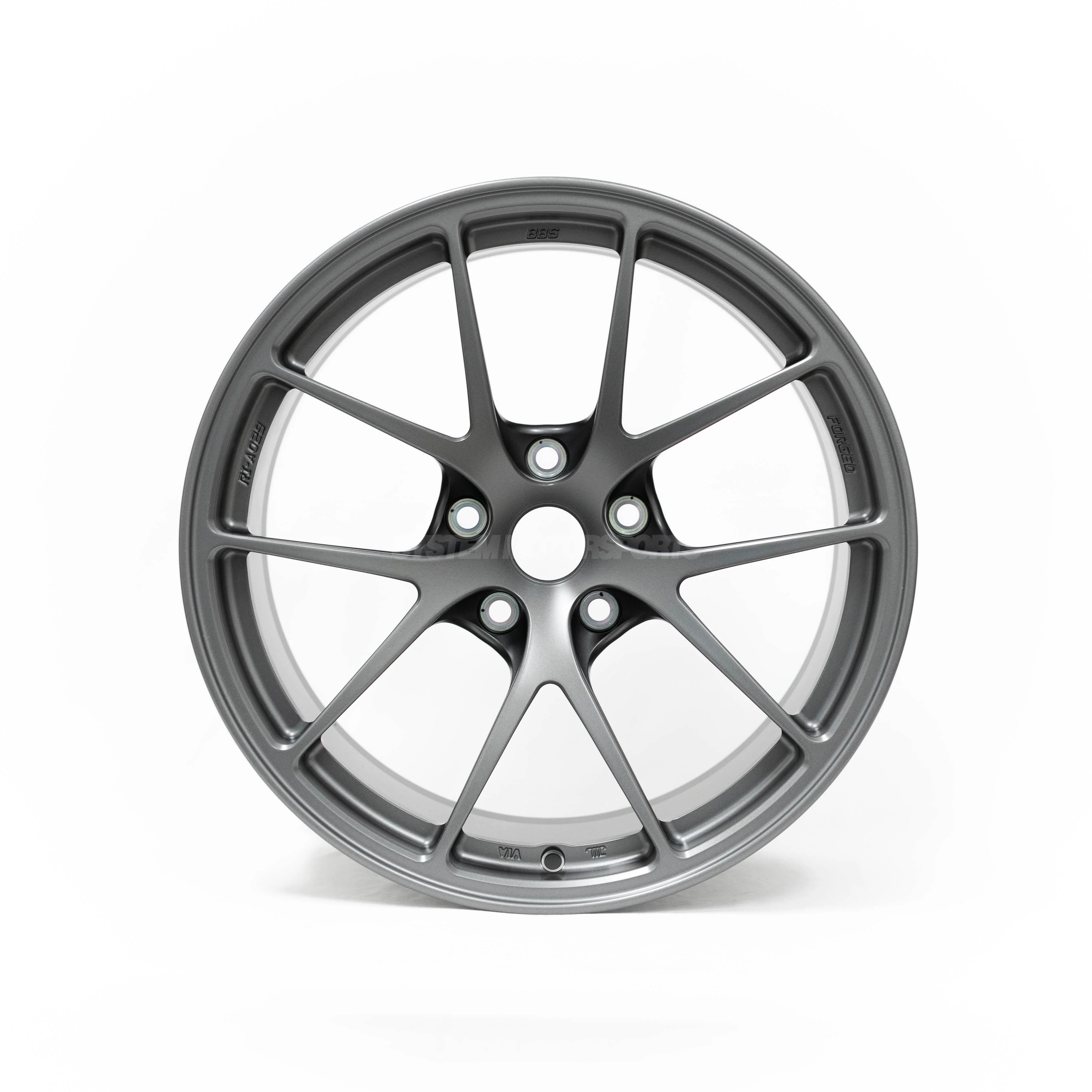 BBS RI-A - 18x9.5 +23 / 18x10 +25 / 5x120 - Matte Graphite (E46 M3 / E90 M3 / E92 M3 / E93 M3 Fitment) *Set of 4* - Image 2