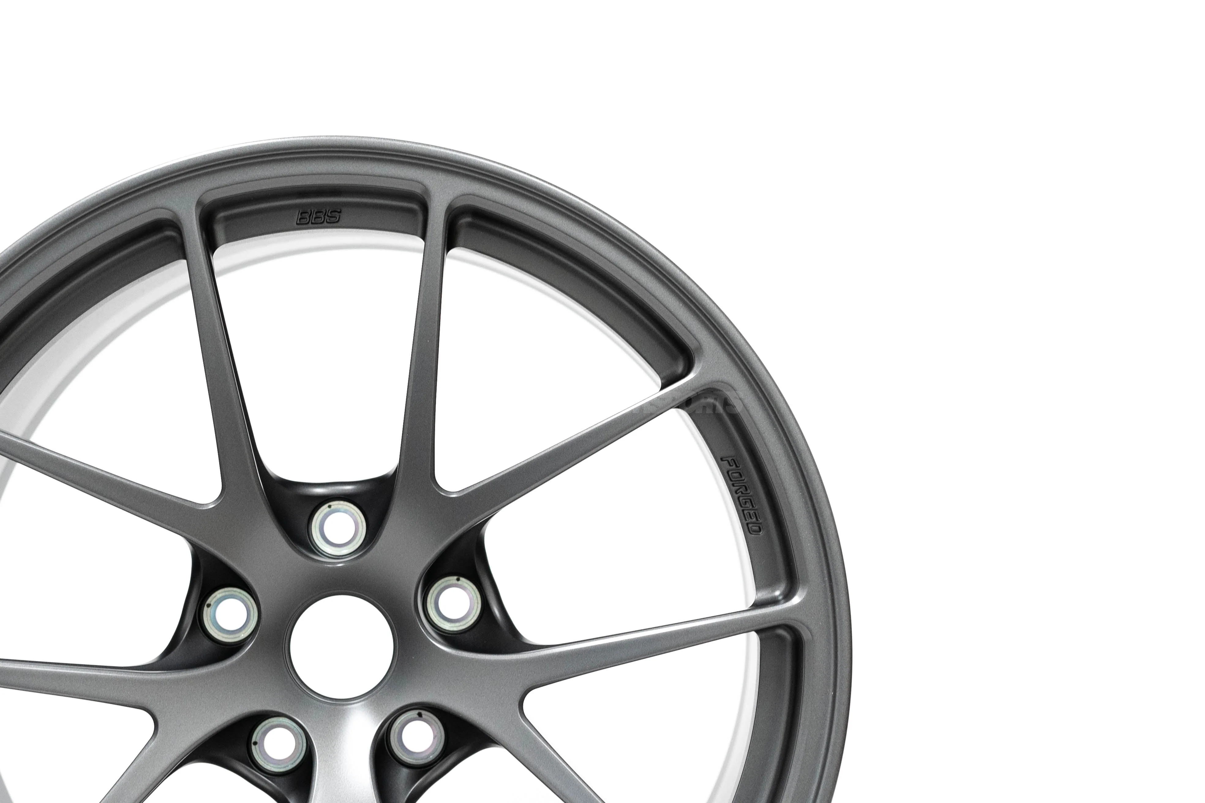 BBS RI-A - 18x9.5 / +50 / 5x120 - Matte Graphite *Set of 4* - Image 6