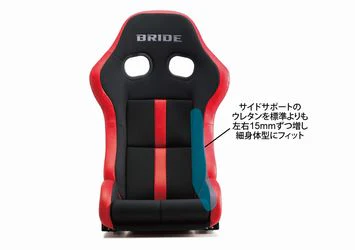 BRIDE Stradia III EVO-S - Black/Red - Image 4