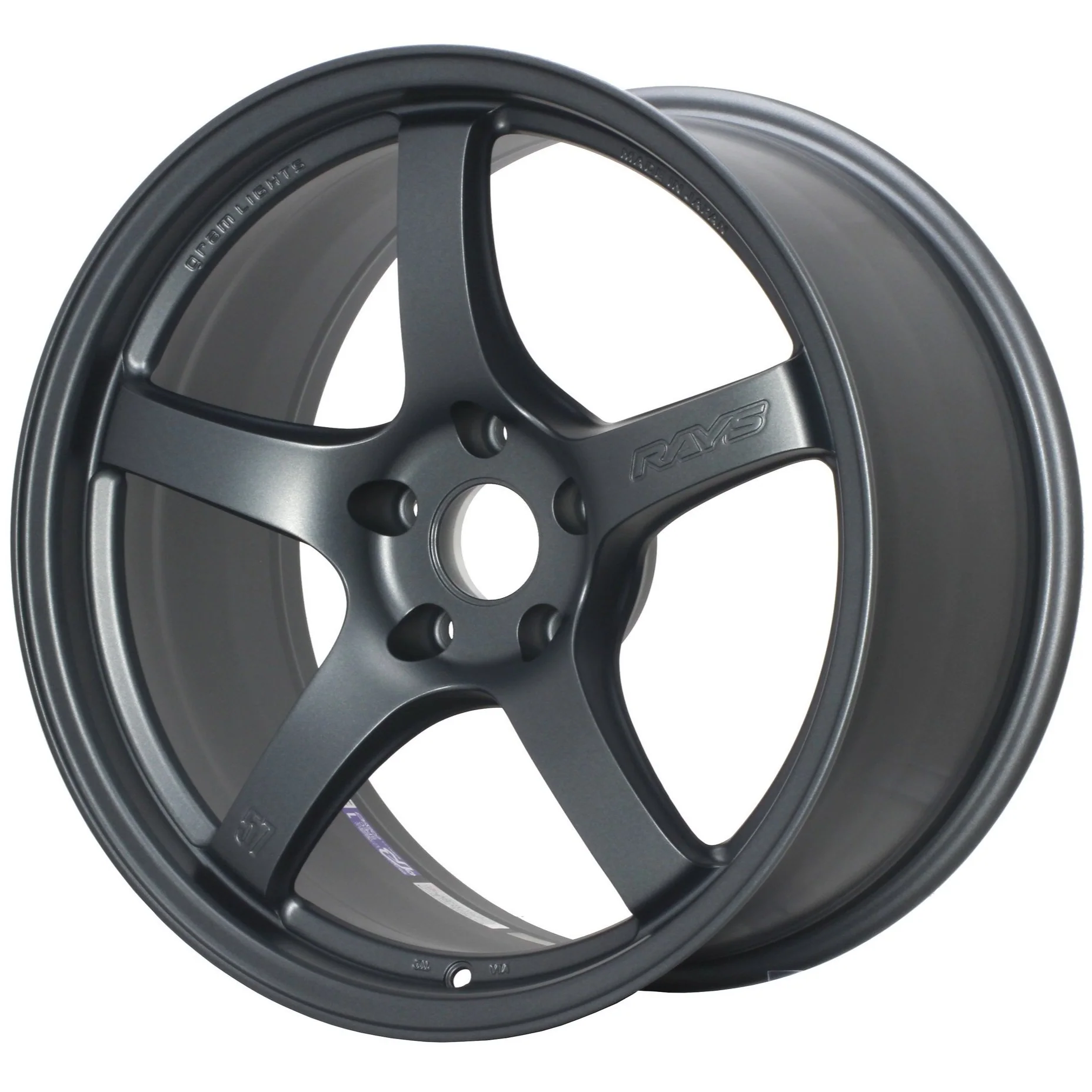 Gram Lights 57CR - 15x8 / +35 / 5x114.3 - Gunblue II *Set of 4*