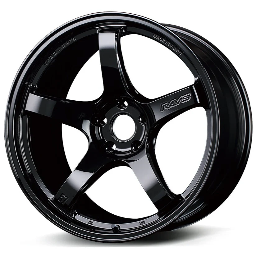 Gram Lights 57CR - 18x9.5 / +12 / 5x114.3 - Gloss Black *Set of 4*