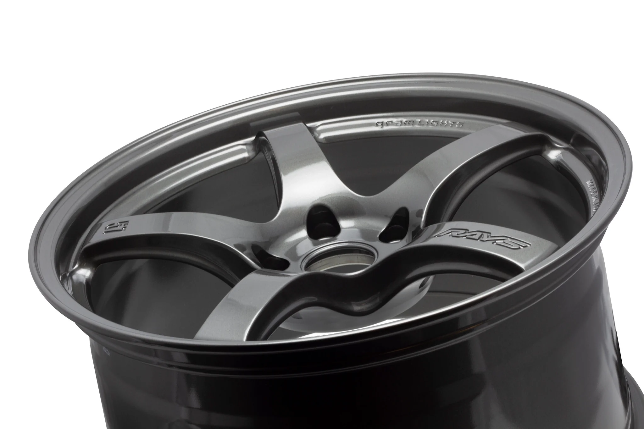 Gram Lights 57CR - 18x9.5 +38 5x100 HS Gunmetallic *Set of 4* - Image 3