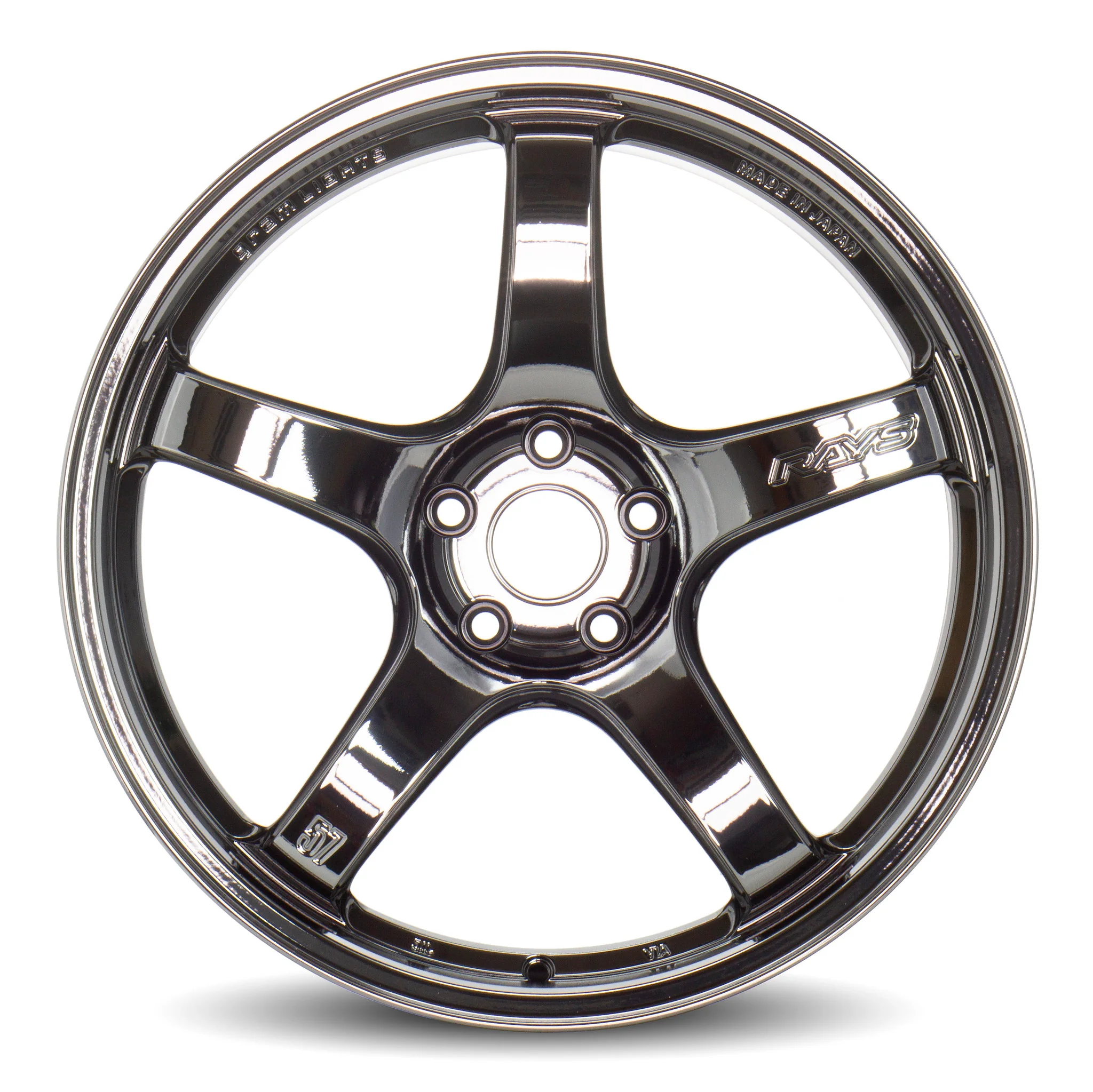 Gram Lights 57CR - 18x9.5 / +38 / 5x100 - RBC (Black Chrome) *Set of 4* - Image 2