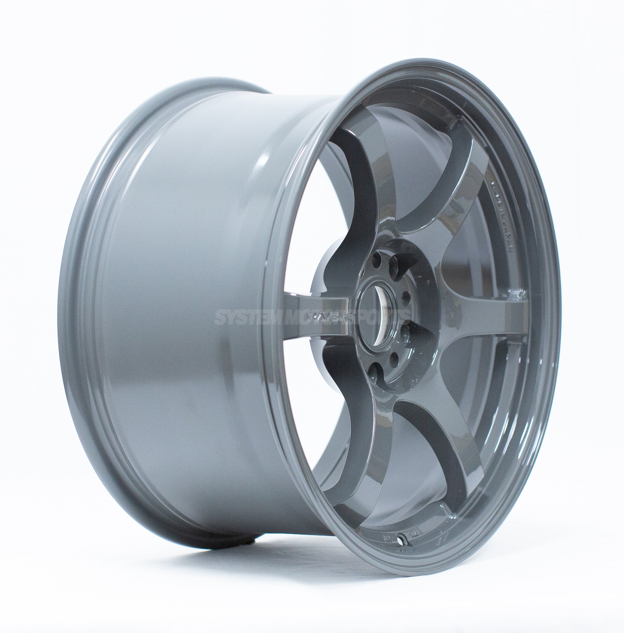 Gram Lights 57DR - 18x10.5 / +12 / 5x114.3 - Gloss Grey *Set of 4* - Image 5