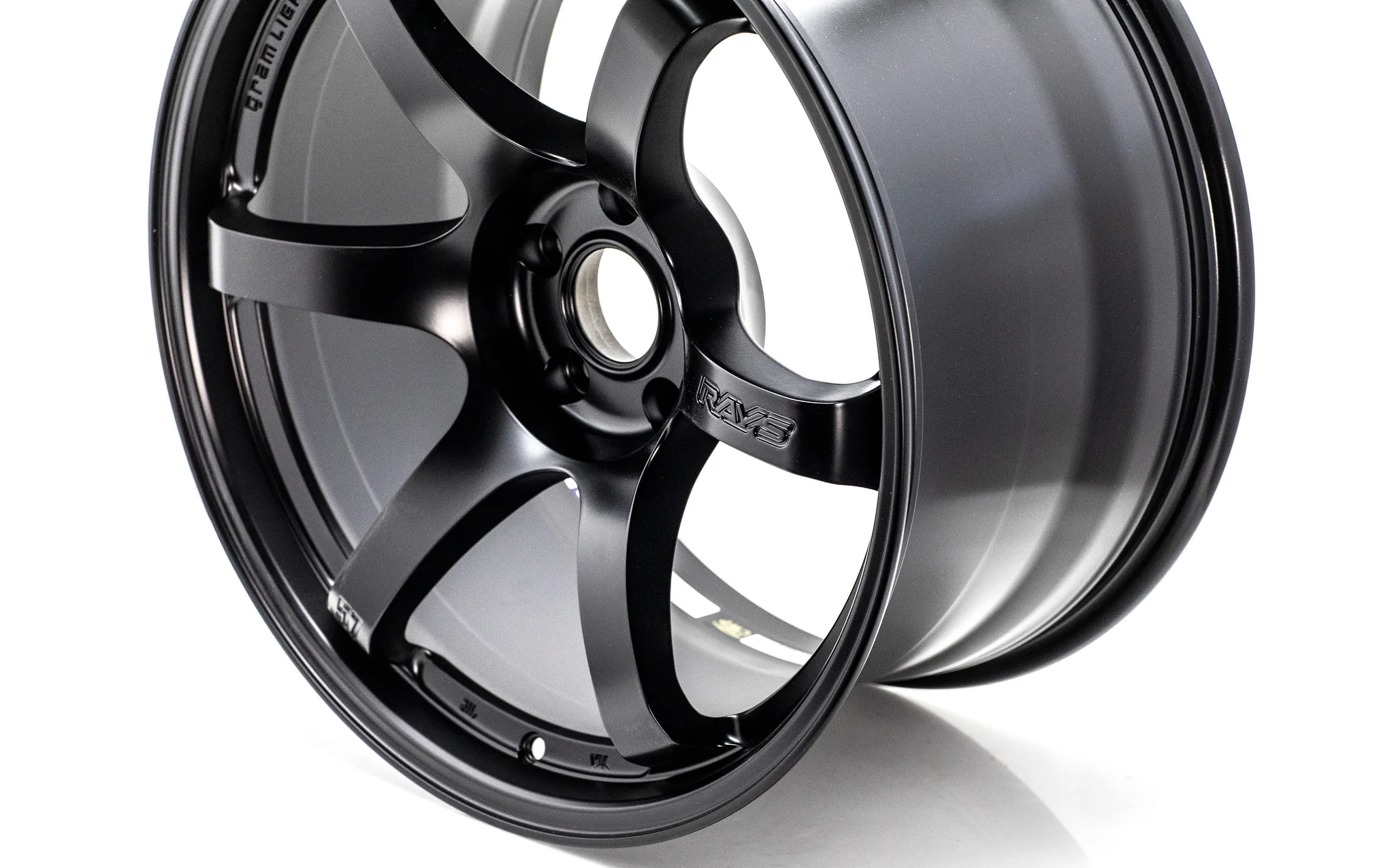 Gram Lights 57DR - 18x9.5 / +38 / 5x114.3 - Semigloss Black *Set of 4* - Image 5