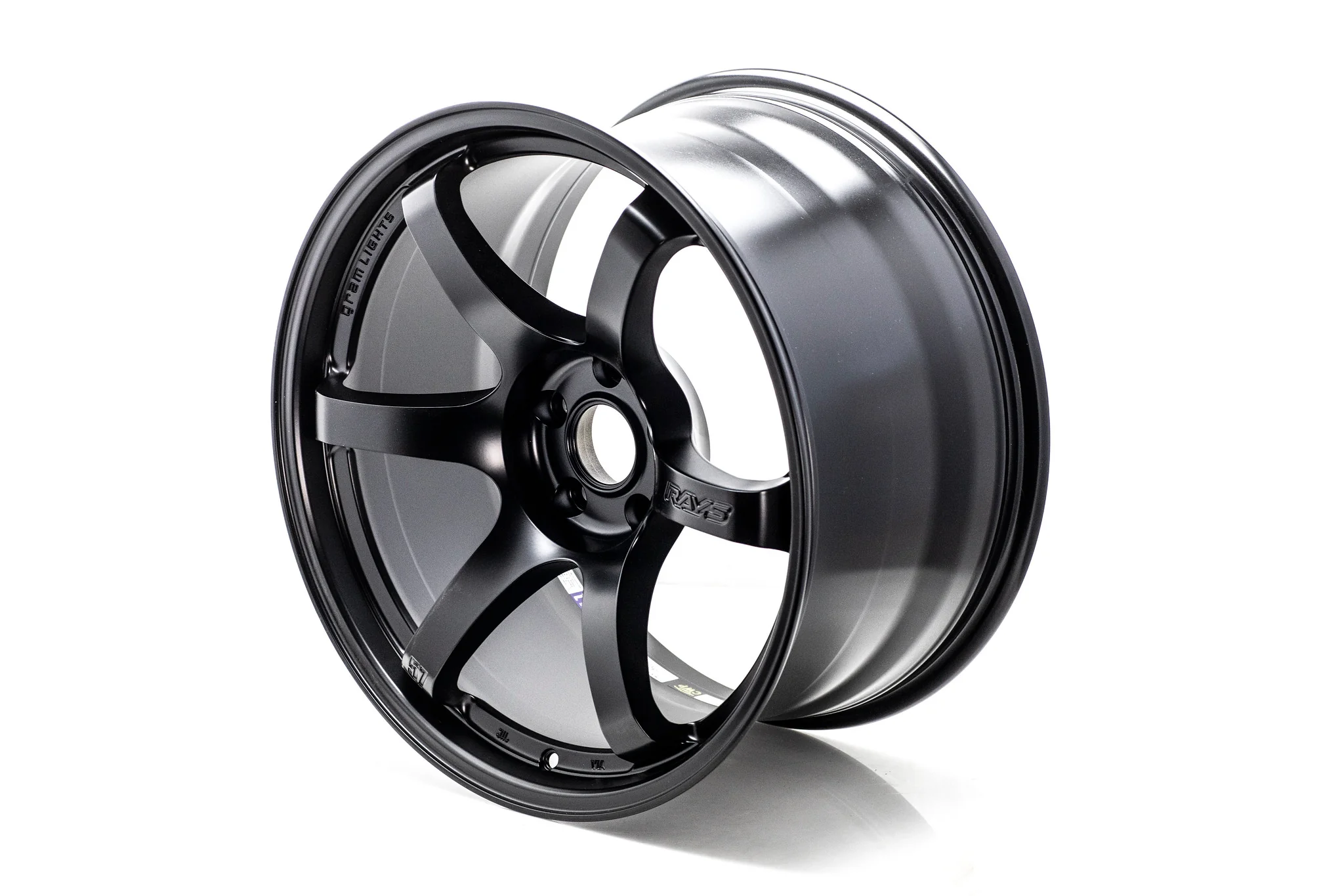 Gram Lights 57DR - 18x9.5 / +38 / 5x114.3 - Semigloss Black *Set of 4* - Image 6