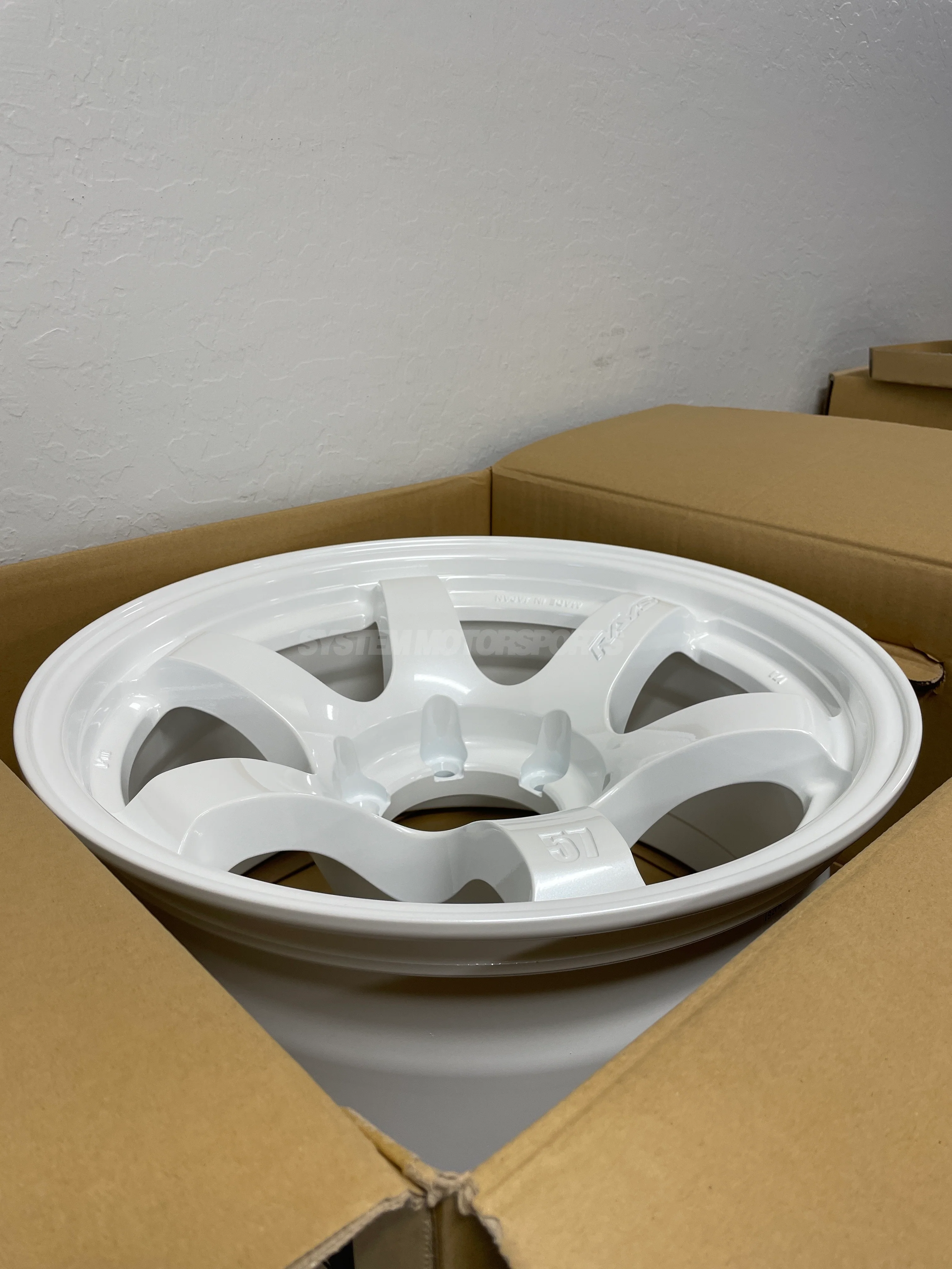 Gram Lights 57DR-X - 17x8.5 / -10 / 6x139.7 - Ceramic Pearl White (Tacoma/4Runner Fitment) *Set of 4* - Image 4