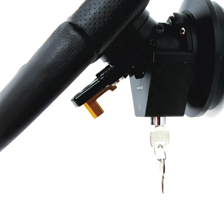 NRG Flip-up Steering Wheel Hub System w/ Lock - Black (SRT-100BK) - Image 3