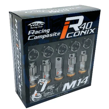 Project Kics R40 Iconix Lug Nuts & Locks - M14 - Image 2