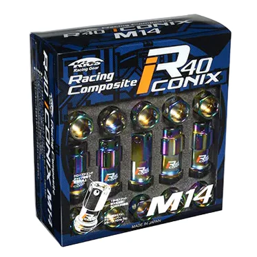 Project Kics R40 Iconix Lug Nuts & Locks - M14x1.5 (Radius/Ball Seat) - Image 5