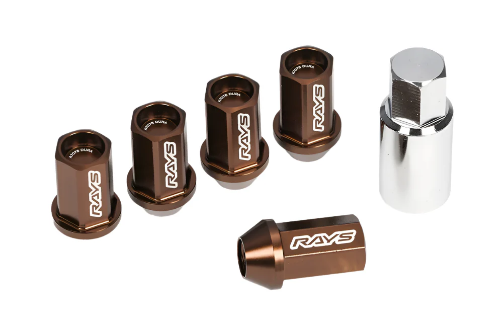 Rays Dura-Nut L42 Lug Nuts & Locks - 14x1.5 / Bronze - Image 2