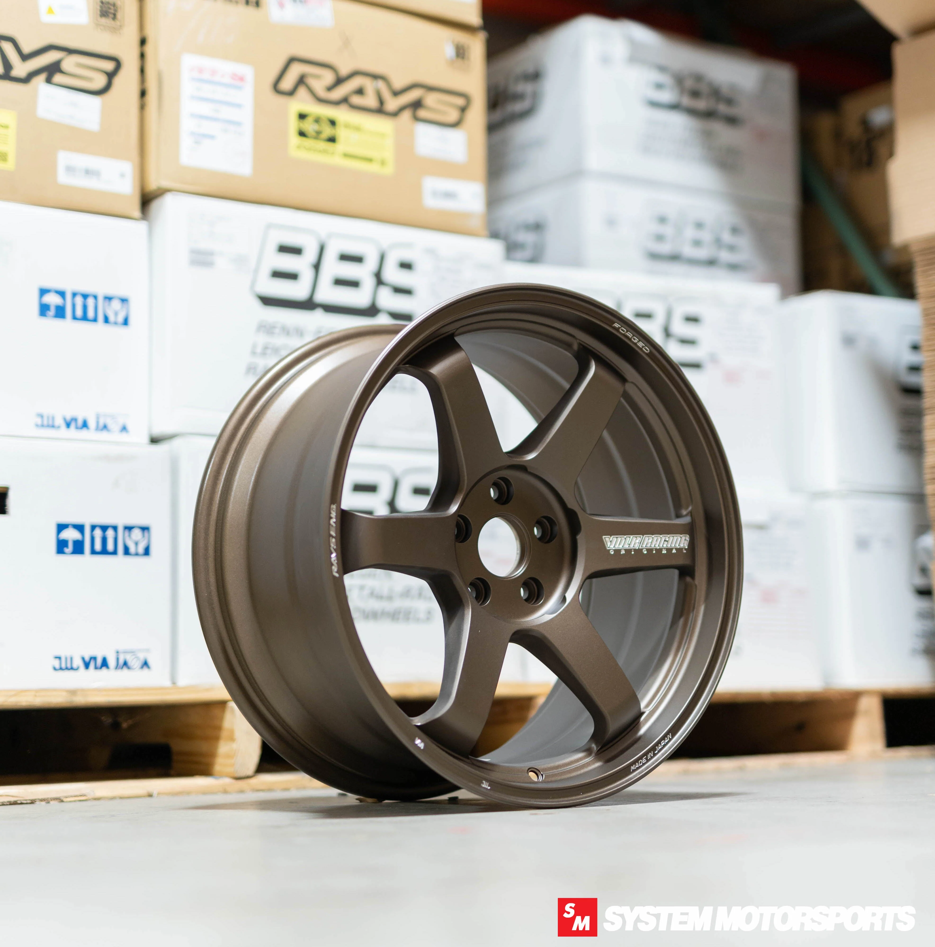 Volk Racing TE37 Ultra M-Spec - 19x9.5 +22 / 19x10.5 +12 / 5x114.3 - Blast Bronze *SET OF 4* - Image 9