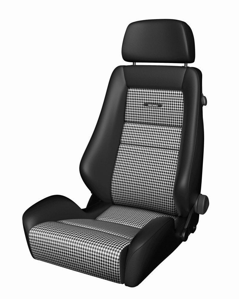 Recaro Classic LX - Black Leather / Pepita Fabric