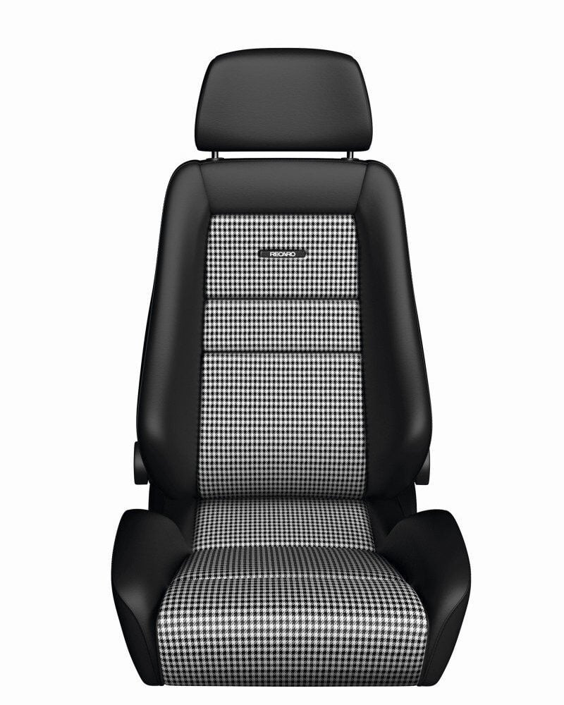 Recaro Classic LX - Black Leather / Pepita Fabric - Image 2