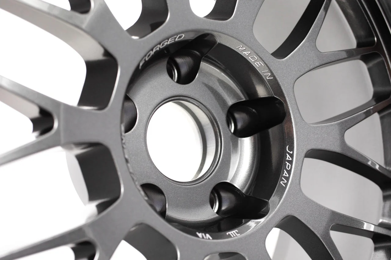 Volk Racing 21A - 18x10 -15 / 18x12 -15 / 5x114.3 - Dark Gunmetal / Rim DC *Set of 4* - Image 8