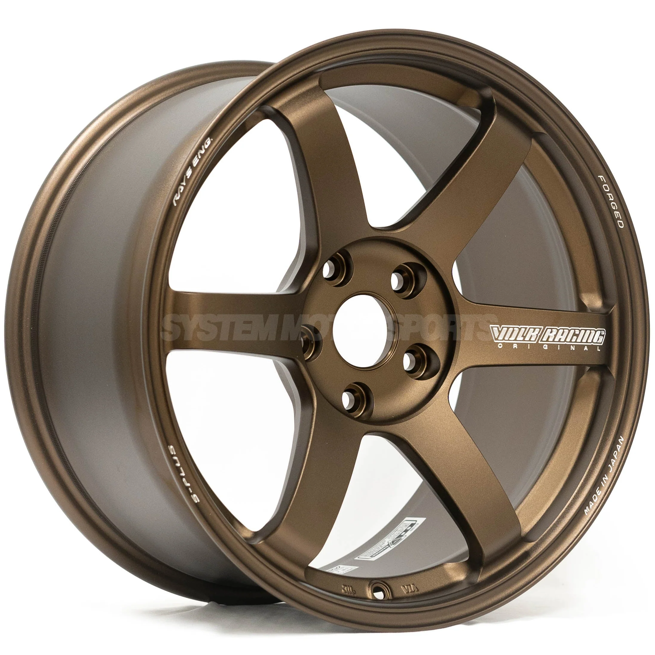 Volk Racing TE37 Saga S-Plus - 18x9.5 / +27 / 5x114.3 - Bronze Almite (Tesla Model 3 Fitment) *Set of 4* - Image 7