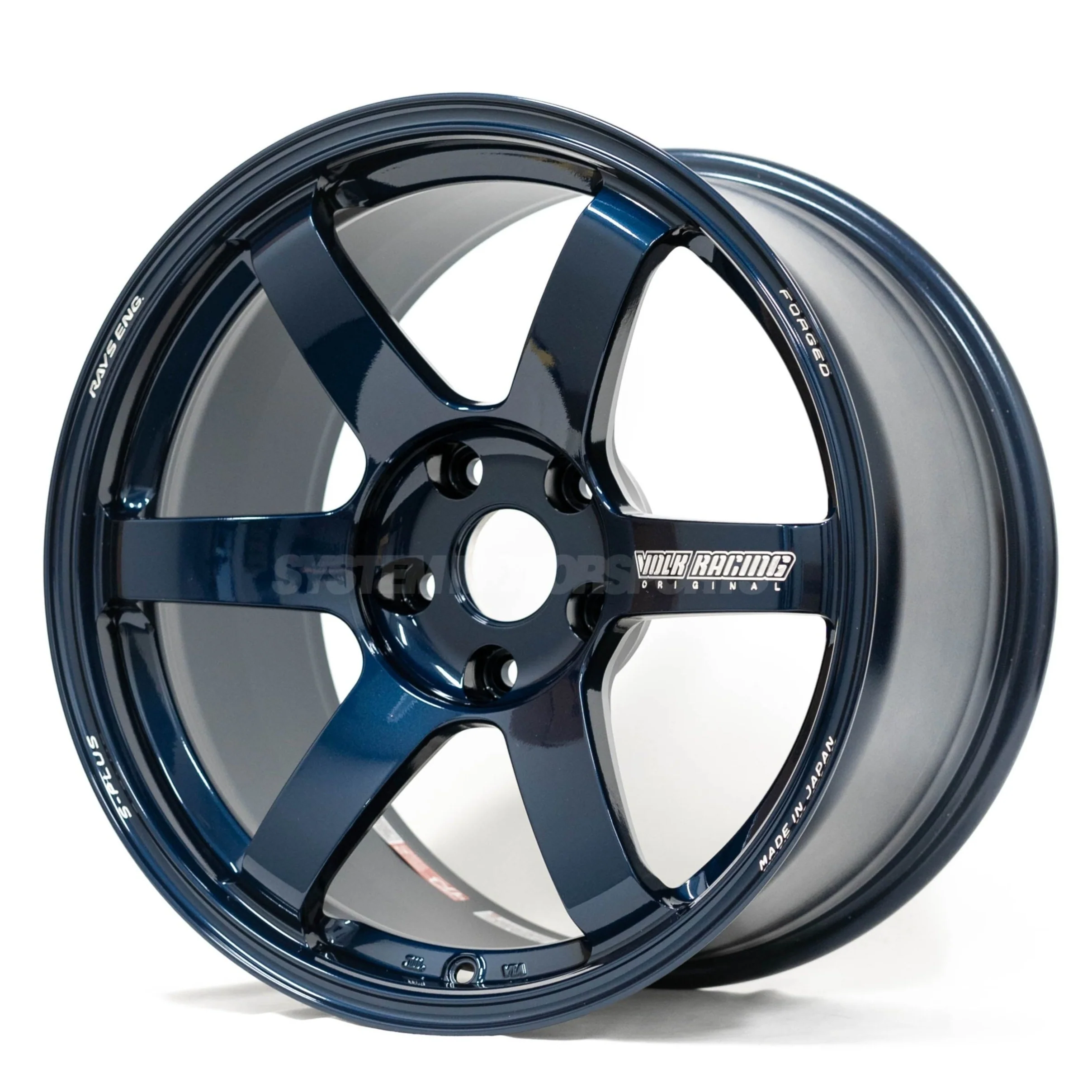 Volk Racing TE37 Saga S-Plus - 18x9.5 / +27 / 5x114.3 - Mag Blue (Tesla Model 3/Y Fitment) *SET OF 4*