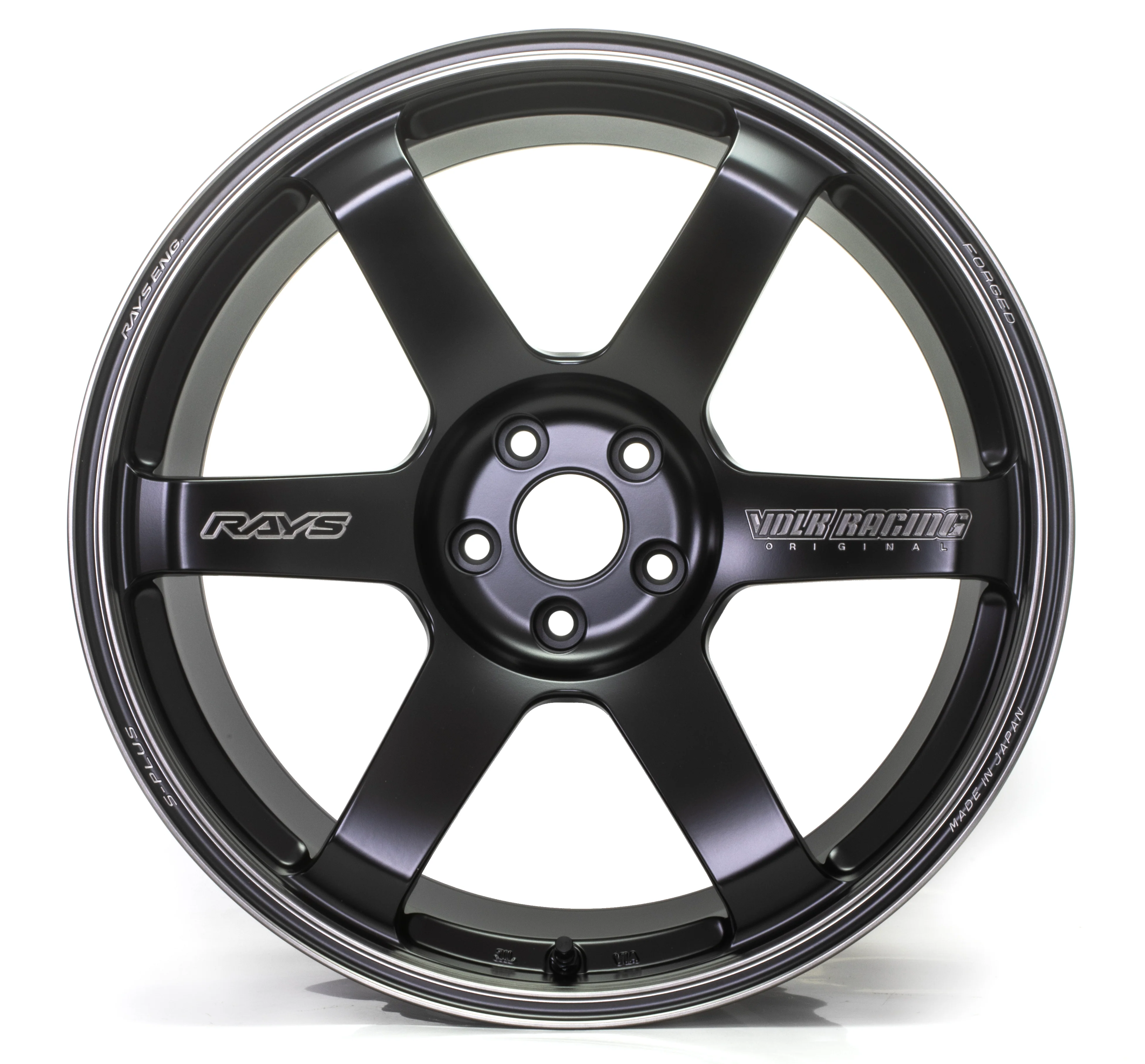 Volk Racing TE37 Saga S-Plus Black Shadow LTD - 20x10 +15 / 20x11 +15 / 5x112 - Matte Translucent Black (G80 M3 / G82 M4 / G87 M2 Fitment) *Set of 4* - Image 4