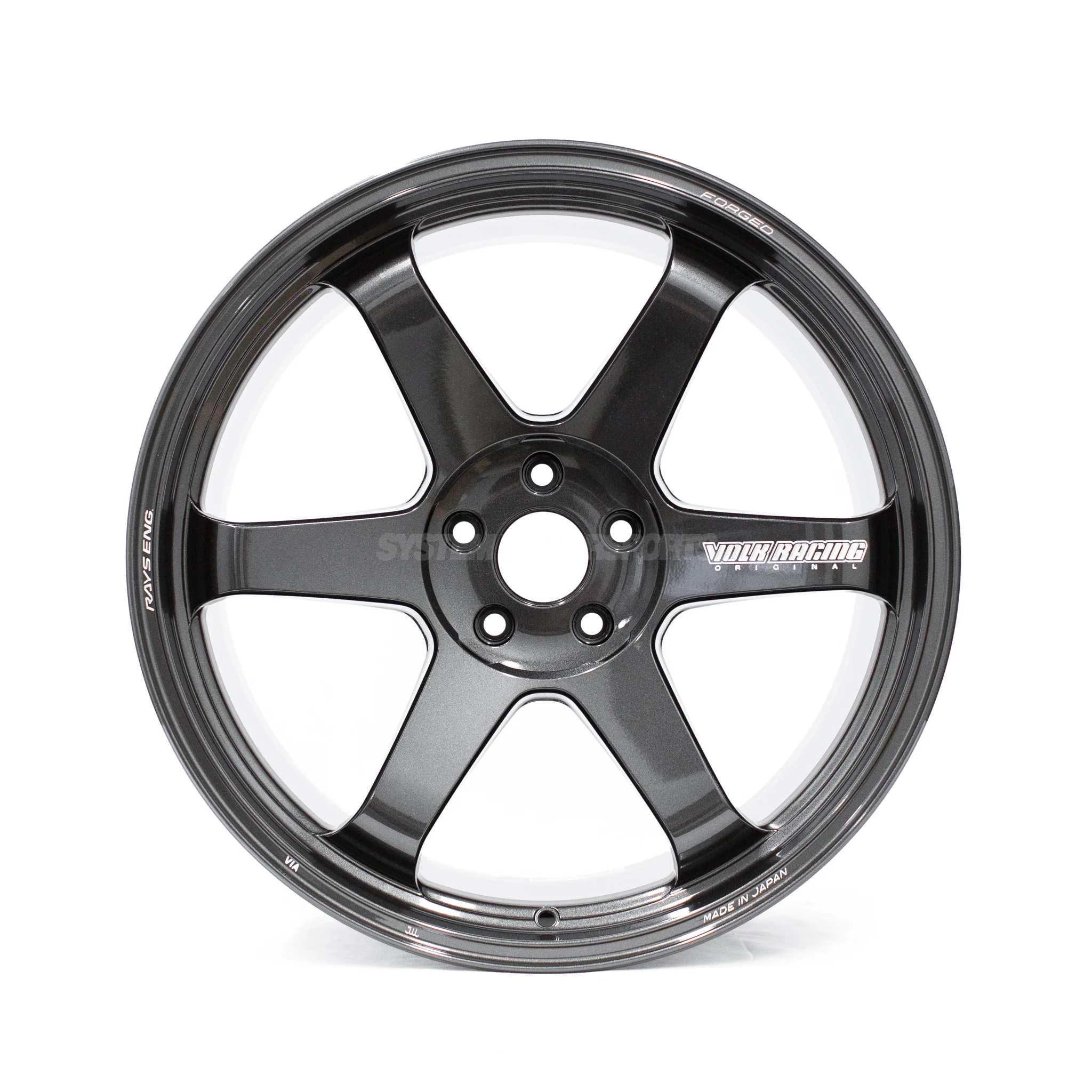 Volk Racing TE37 Ultra M-Spec - 19x10 / +30 / 5x114.3 - Dark Gunmetal (Tesla Model 3/Y Fitment) *SET OF 4* - Image 2