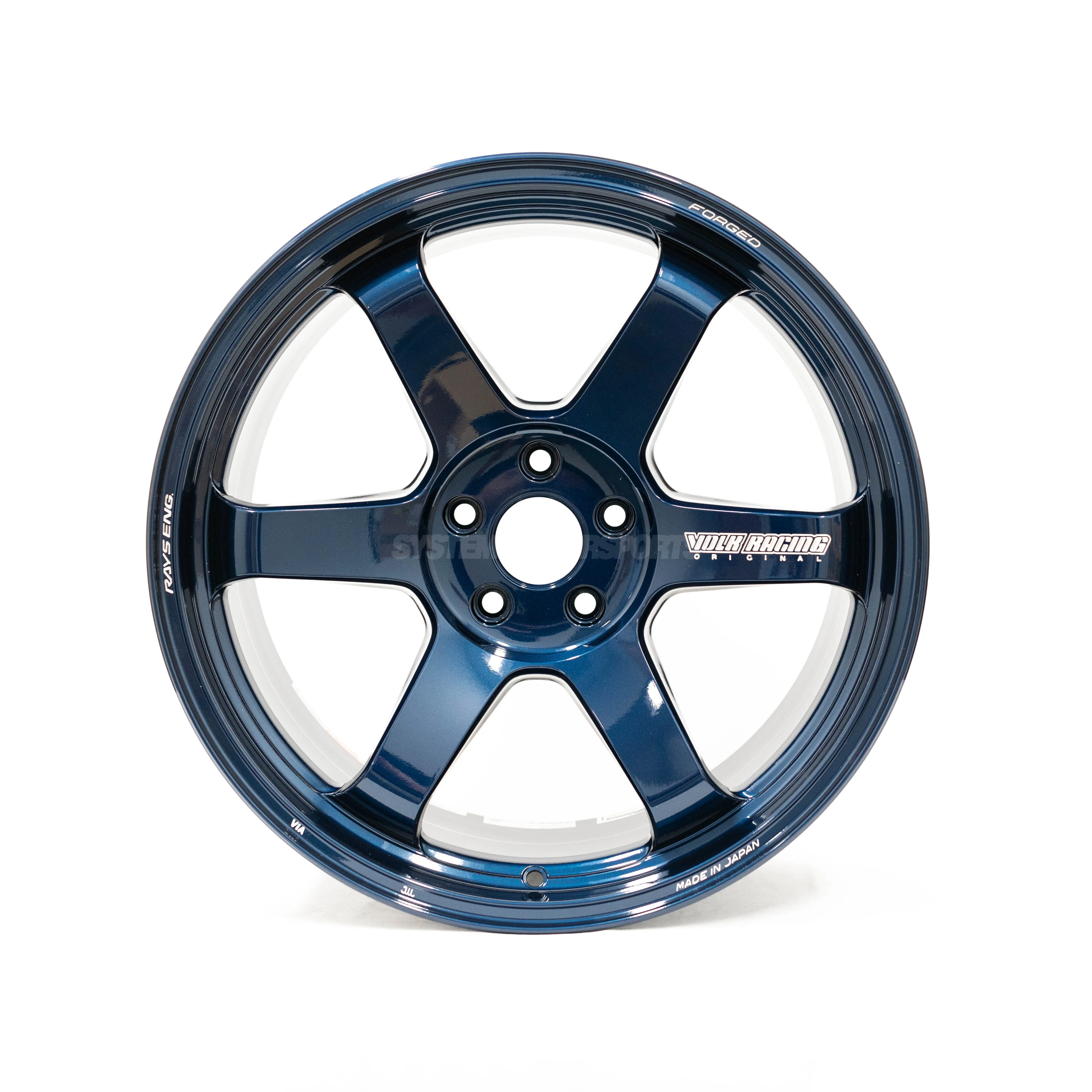 Volk Racing TE37 Ultra M-Spec - 19x10 / +30 / 5x114.3 - Mag Blue (Tesla Model 3/Y Fitment) *SET OF 4* - Image 3