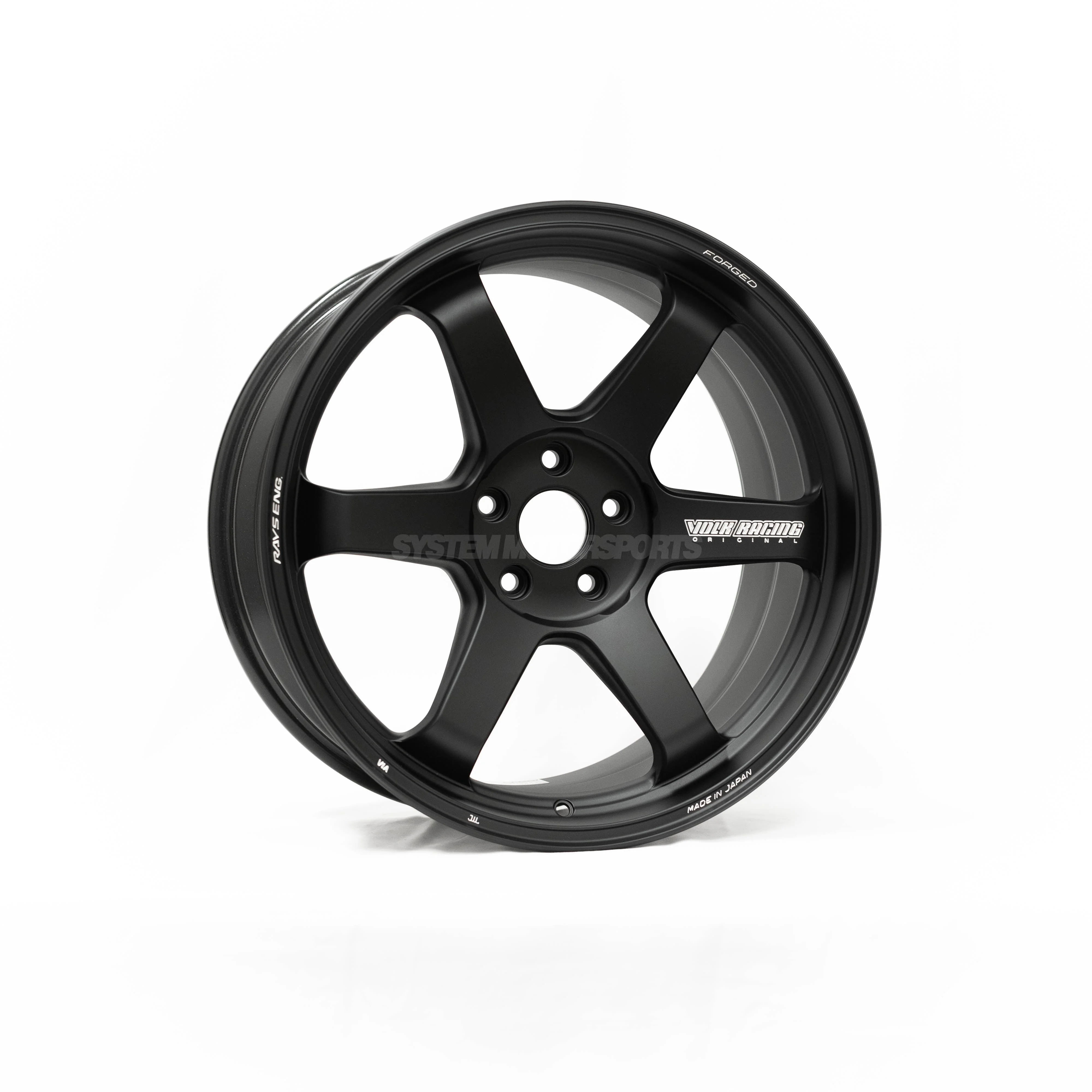 Volk Racing TE37 Ultra M-Spec - 19x10 / +30 / 5x114.3 - Matte Black (Tesla Model 3/Y Fitment) *SET OF 4* - Image 6