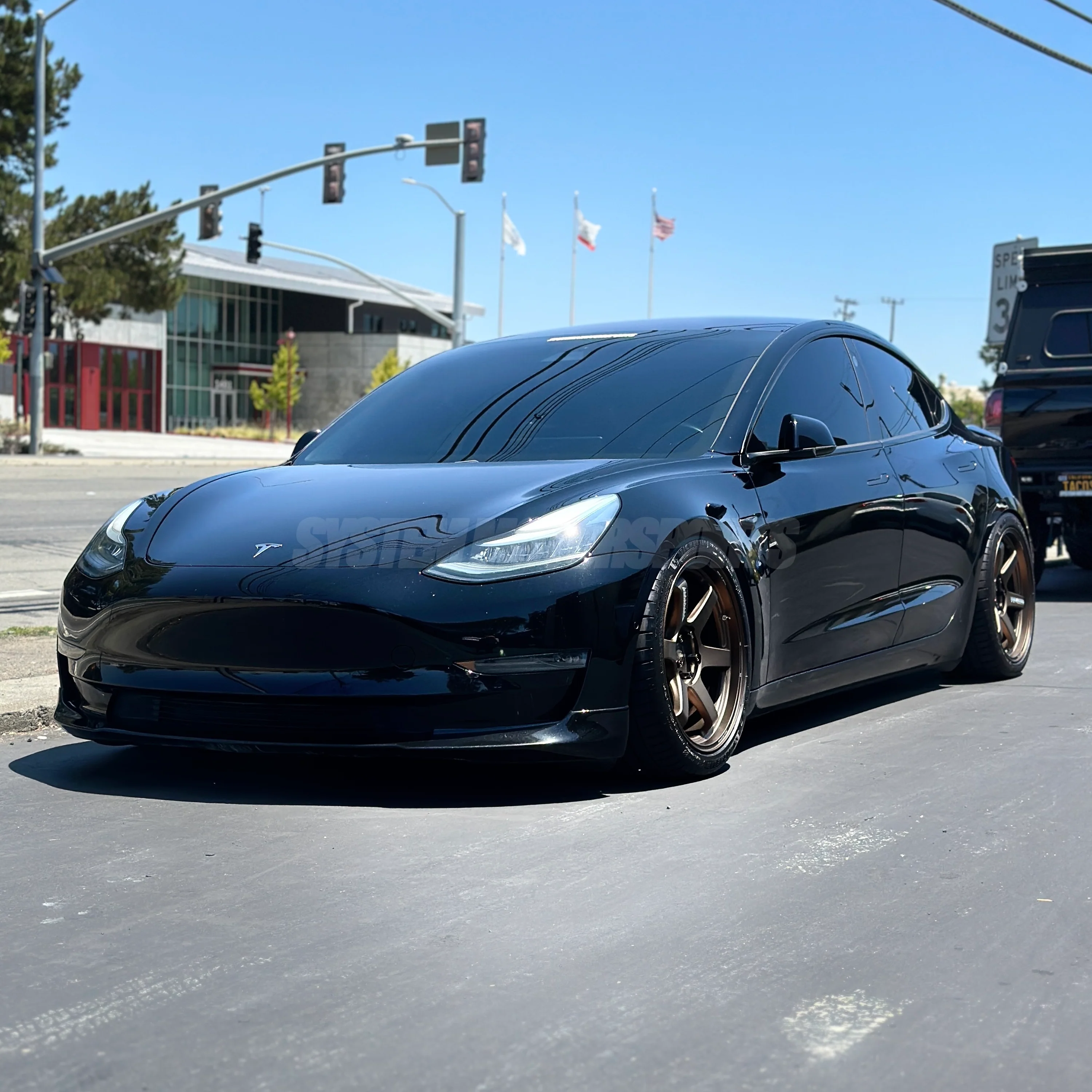 Volk Racing TE37 Ultra M-Spec - 19x9.5 / +21 / 5x114.3 - Mag Blue (Tesla Model 3/Y Fitment) *SET OF 4* - Image 3
