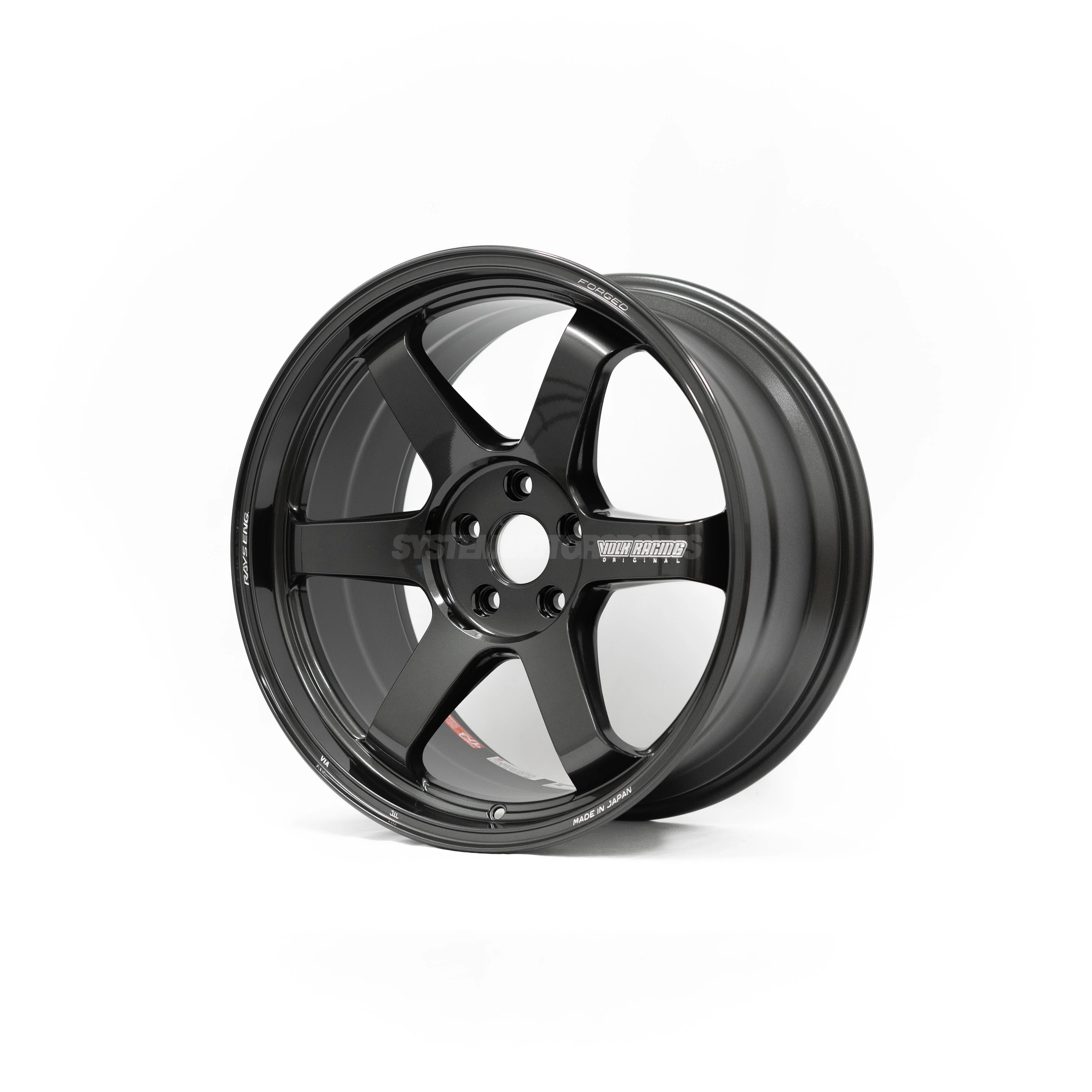 Volk Racing TE37 Ultra M-Spec - 19x9.5 / +28 / 5x114.3 - Diamond Black (Tesla Model 3/Y Fitment) *SET OF 4* - Image 6