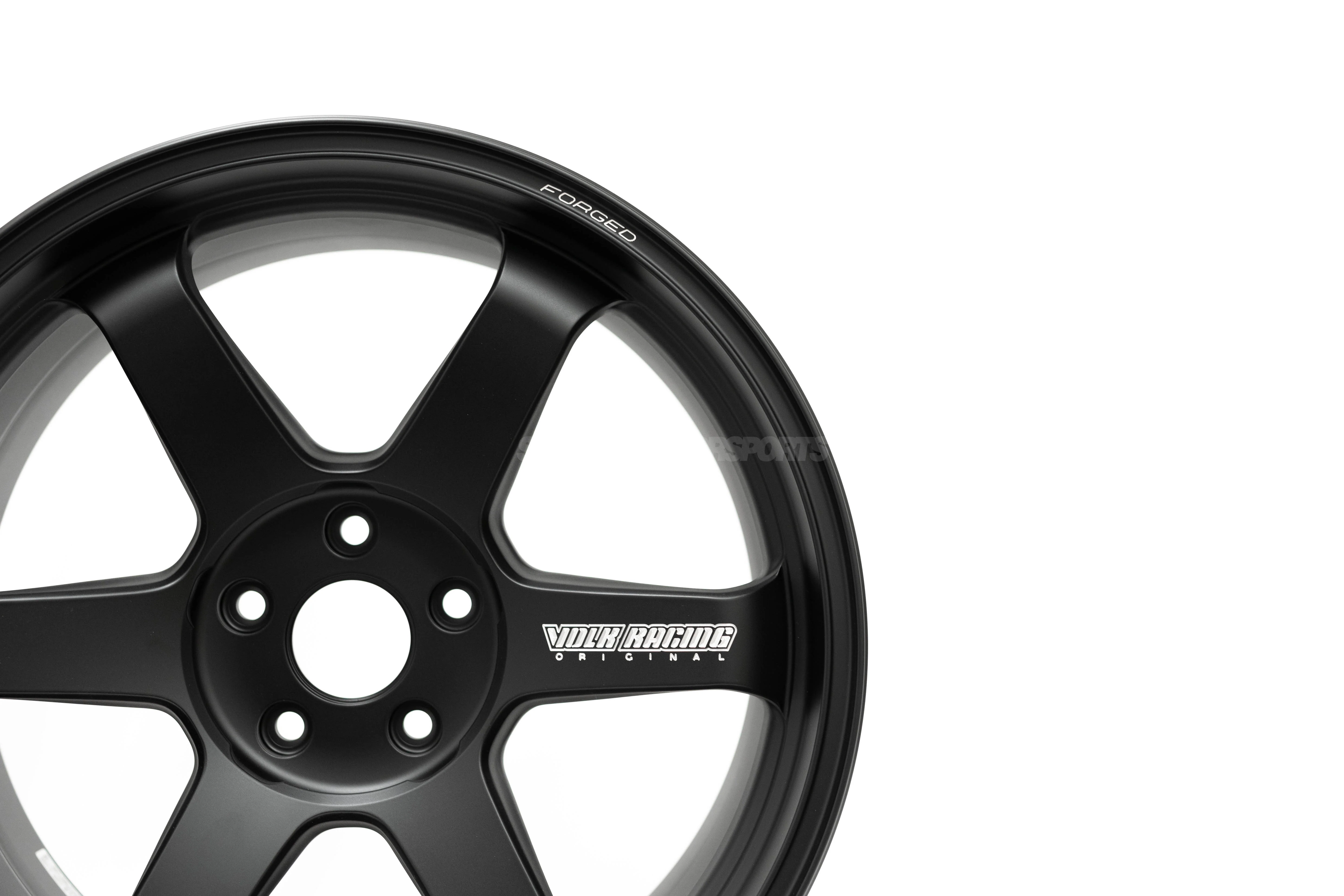 Volk Racing TE37 Ultra M-Spec - 20x9 +37 / 20x12 +48 / 5x114.3 - Matte Black (Ferrari 458 Fitment) *Set of 4* - Image 6