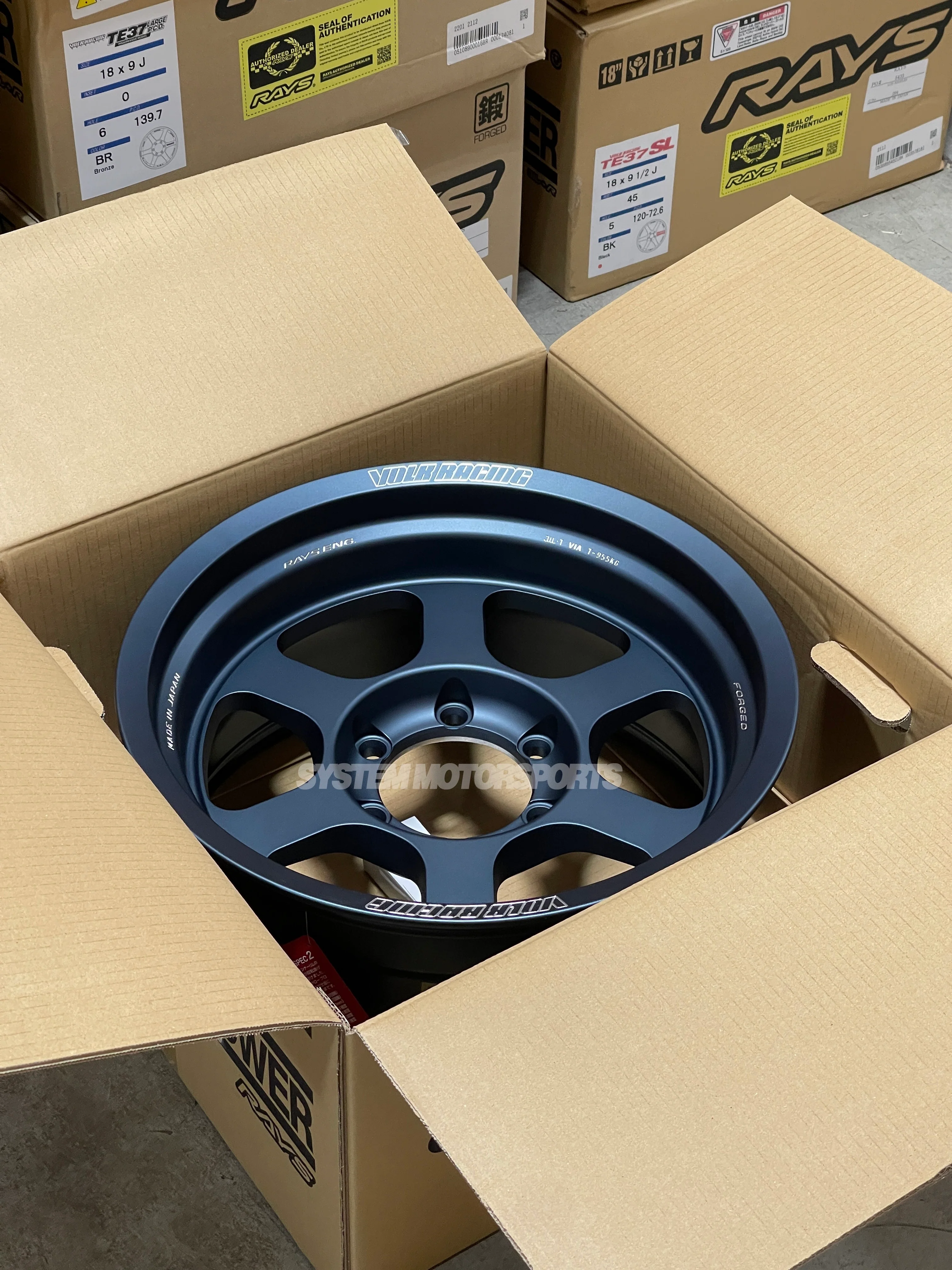 Volk Racing TE37XT M-Spec - 17x8.5 / -10 / 6x139.7 - Matte Blue Gunmetal *Set of 4* - Image 6