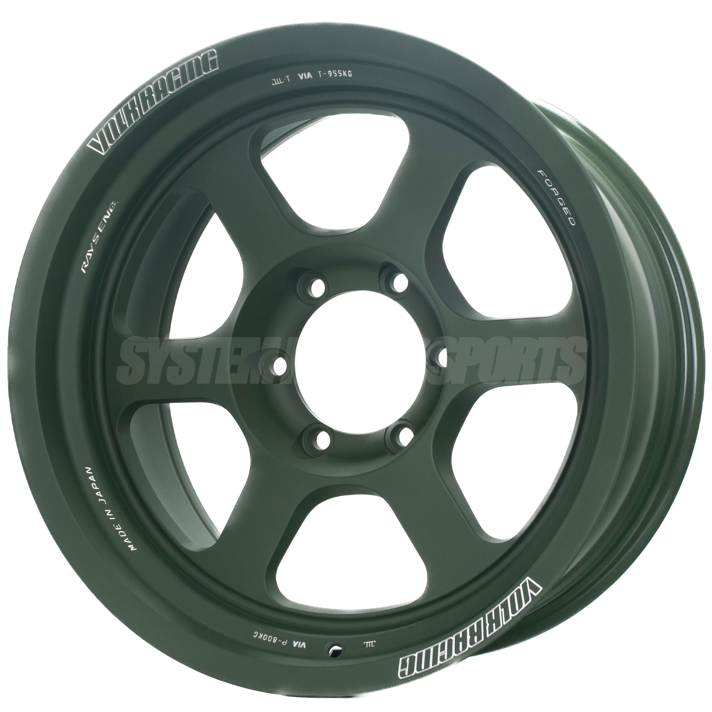 Volk Racing TE37XT M-Spec - 17x8.5 / -10 / 6x139.7 - Matte Dark Green *Set of 4*